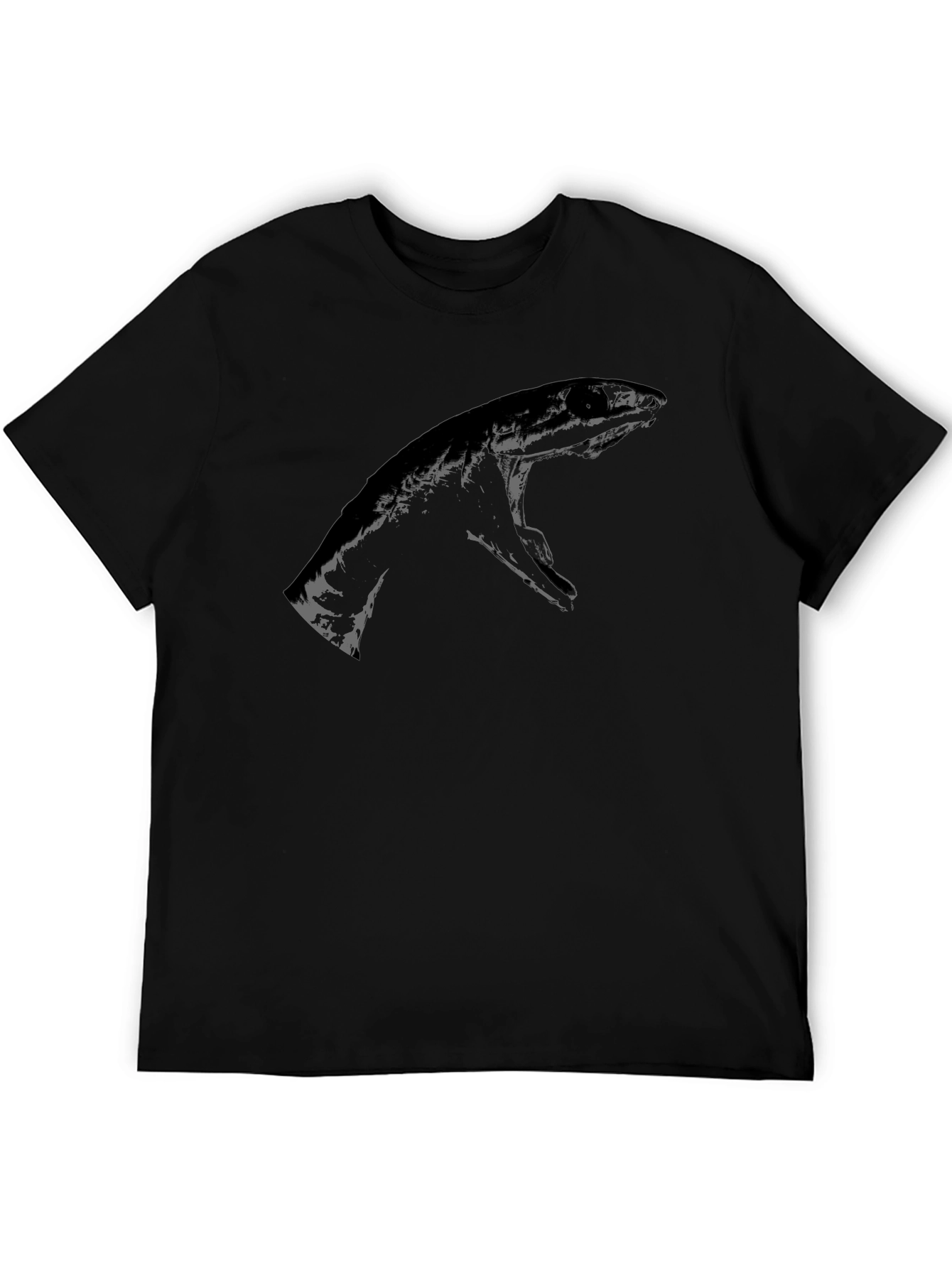 Black Graphic Tee - Hand Design