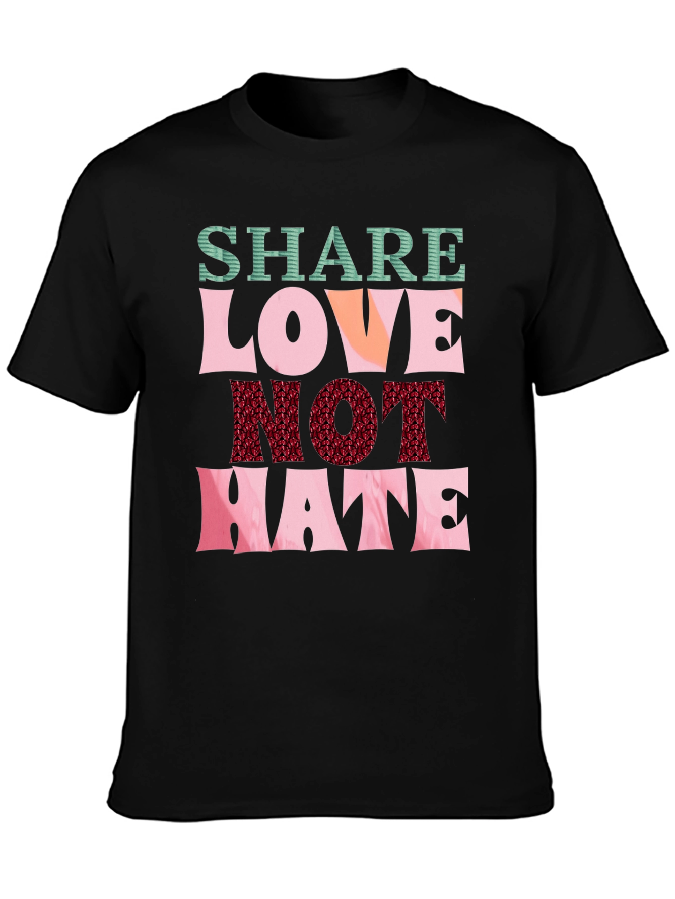 Share Love Not Hate Graphic Tee