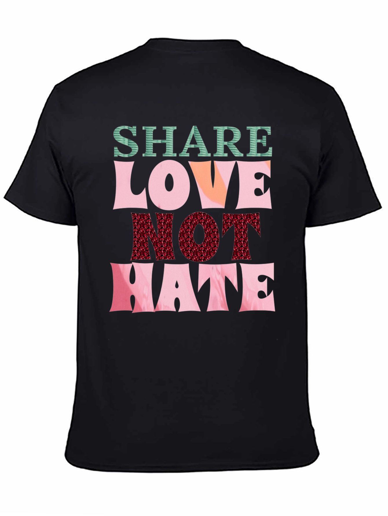 Share Love Not Hate Graphic Tee