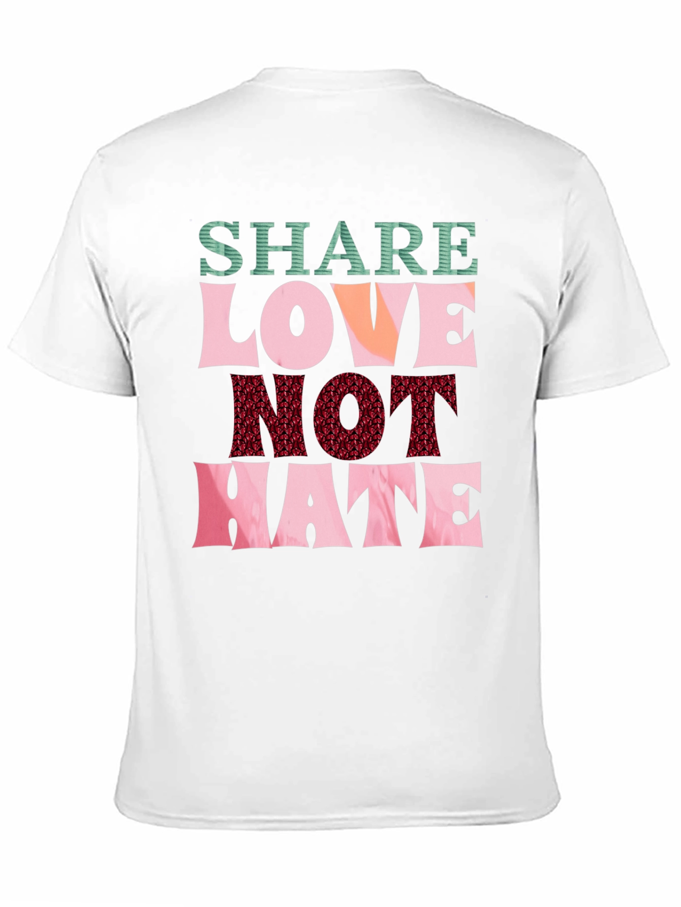 Share Love Not Hate Graphic Tee