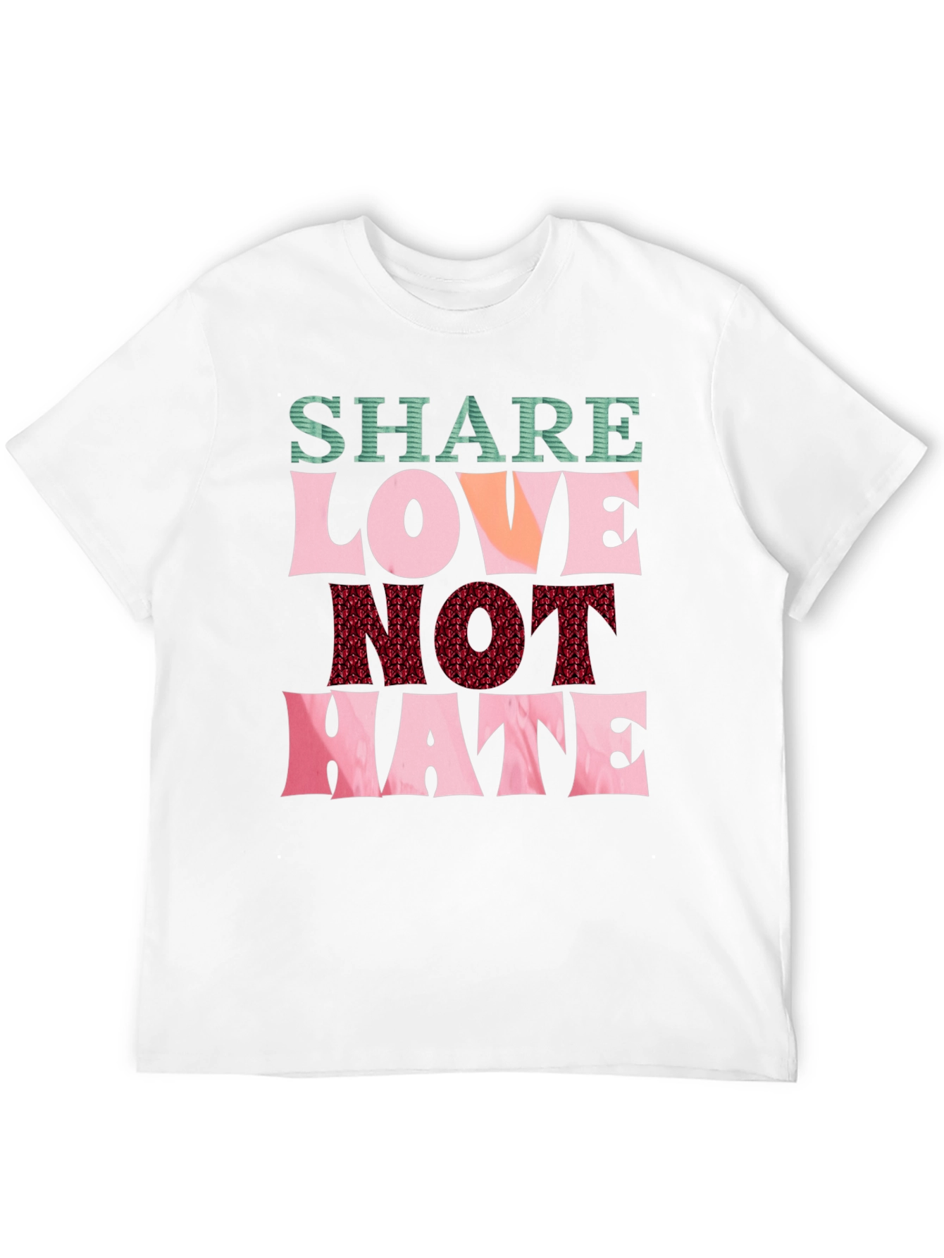 Share Love Not Hate Graphic Tee