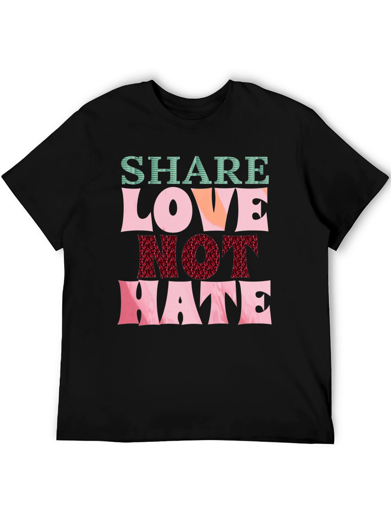 Share Love Not Hate Graphic Tee