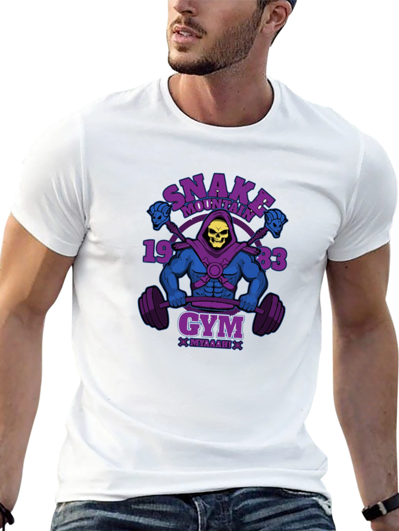 Snake Mountain Gym T-Shirt - He-Man Inspired Graphic Tee