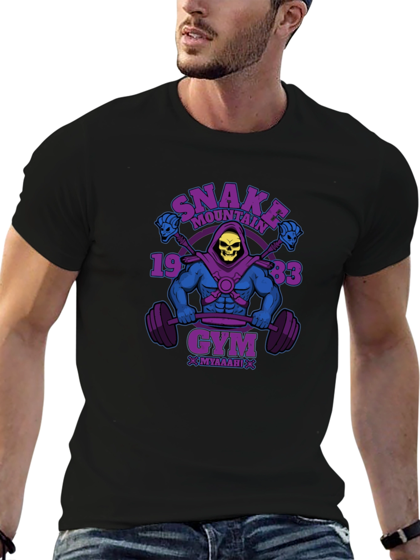 Snake Mountain Gym T-Shirt - He-Man Inspired Graphic Tee