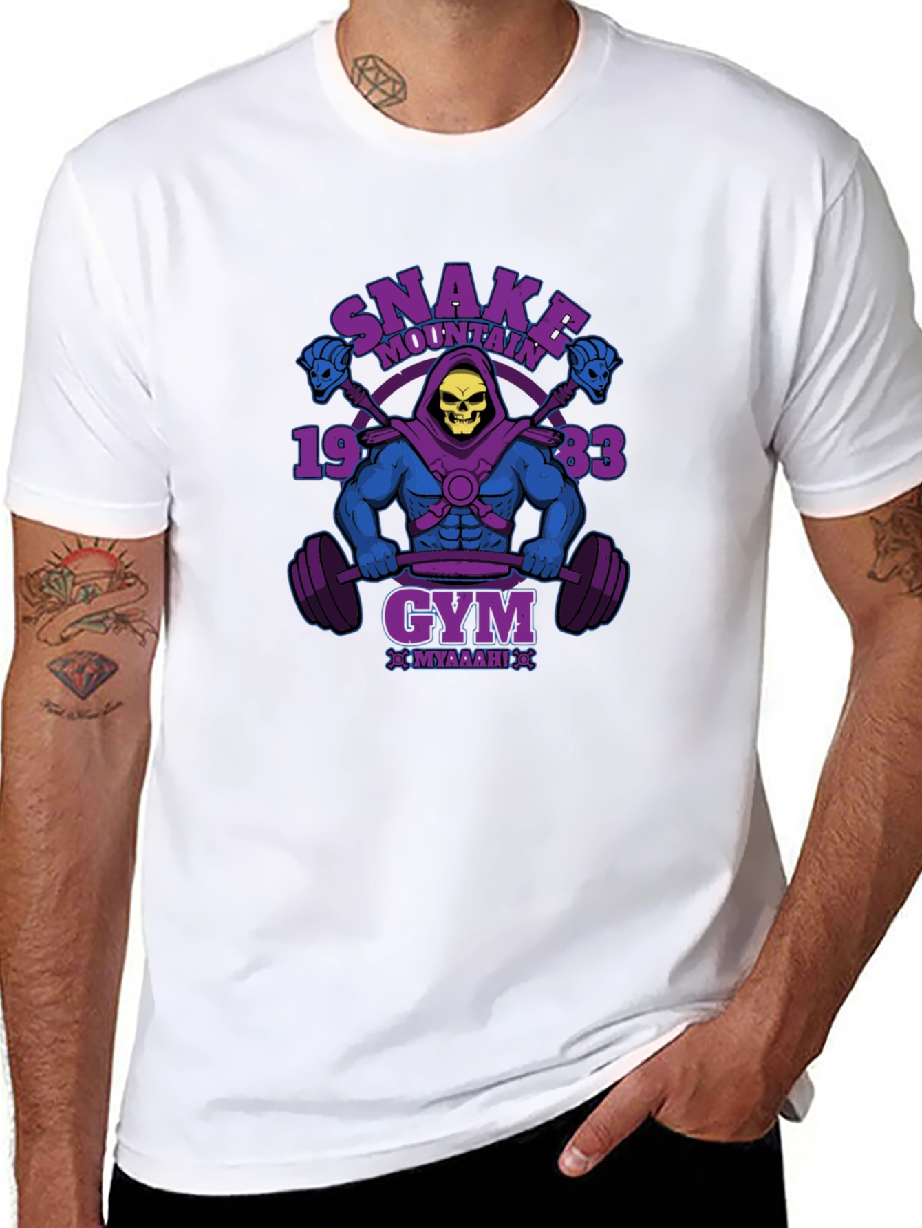 Snake Mountain Gym T-Shirt - He-Man Inspired Graphic Tee