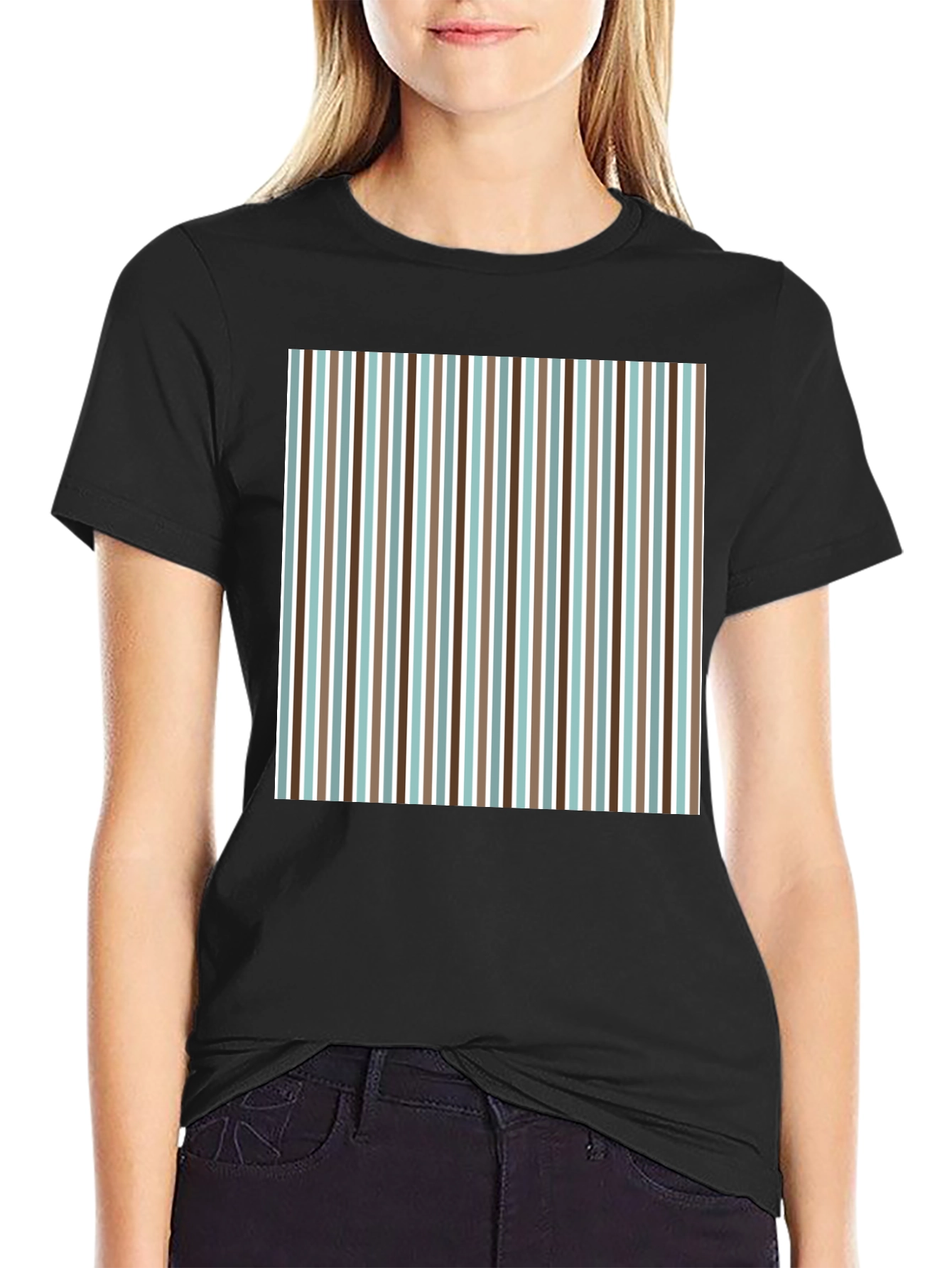 Striped Pattern Tee