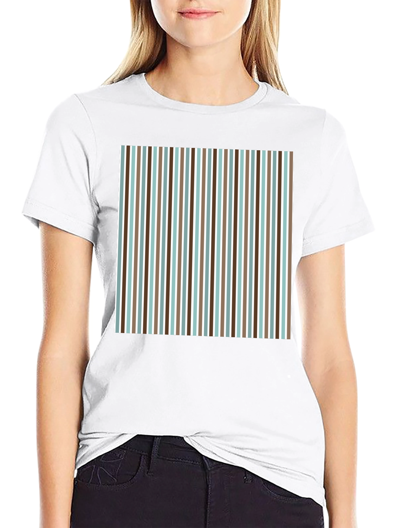 Striped Pattern Tee