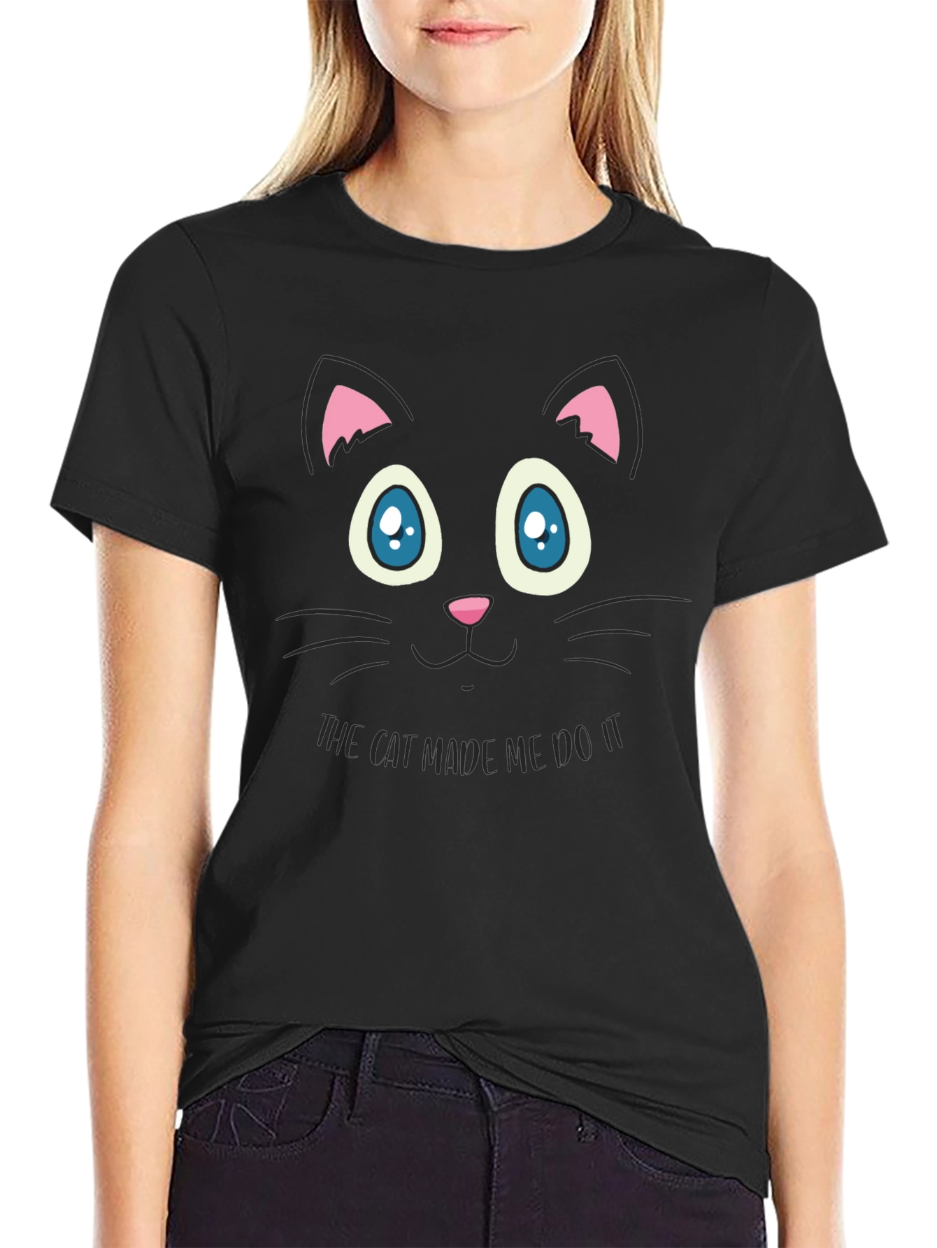 Cat Made Me Do It T-Shirt