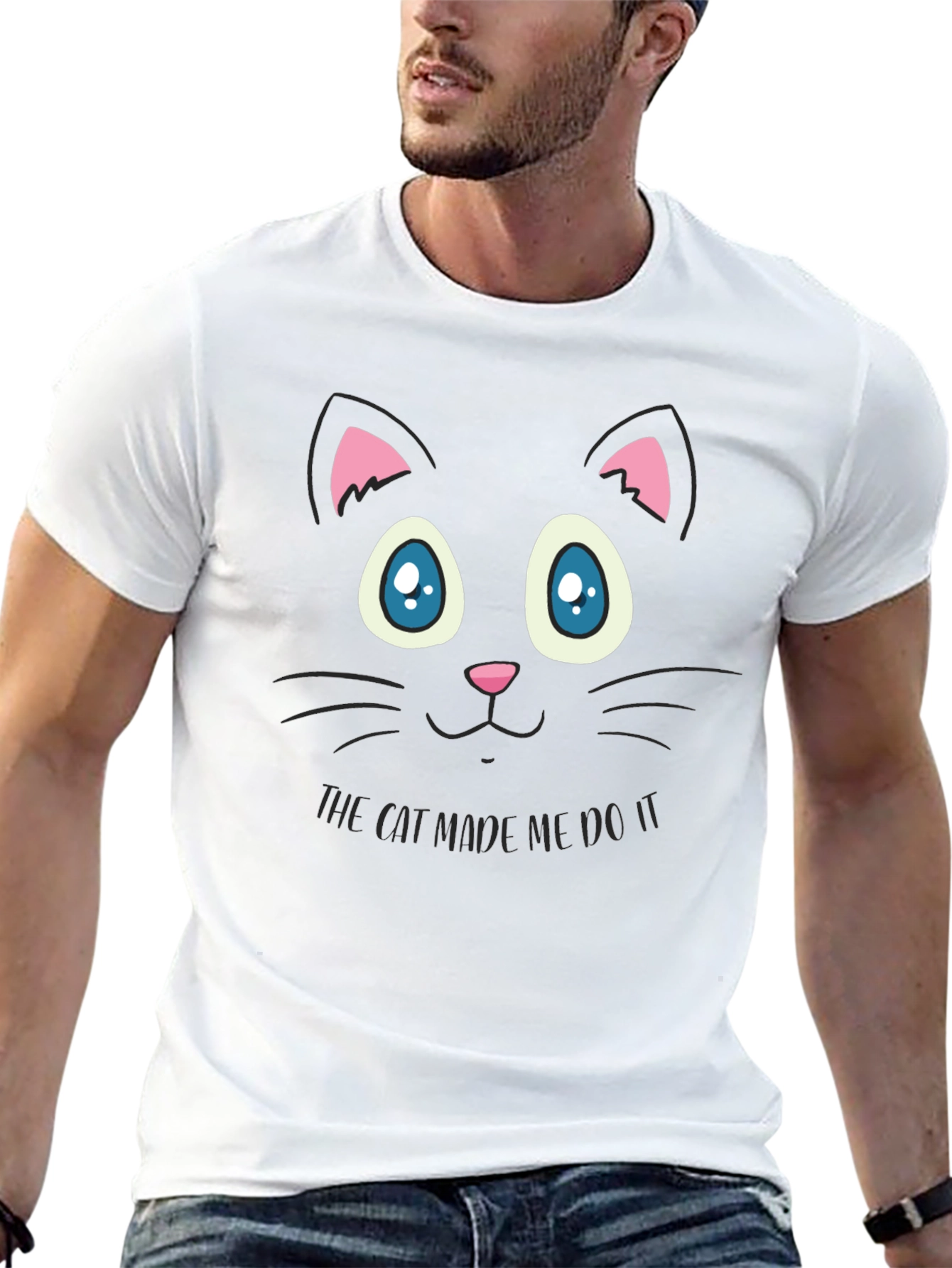 Cat Made Me Do It T-Shirt