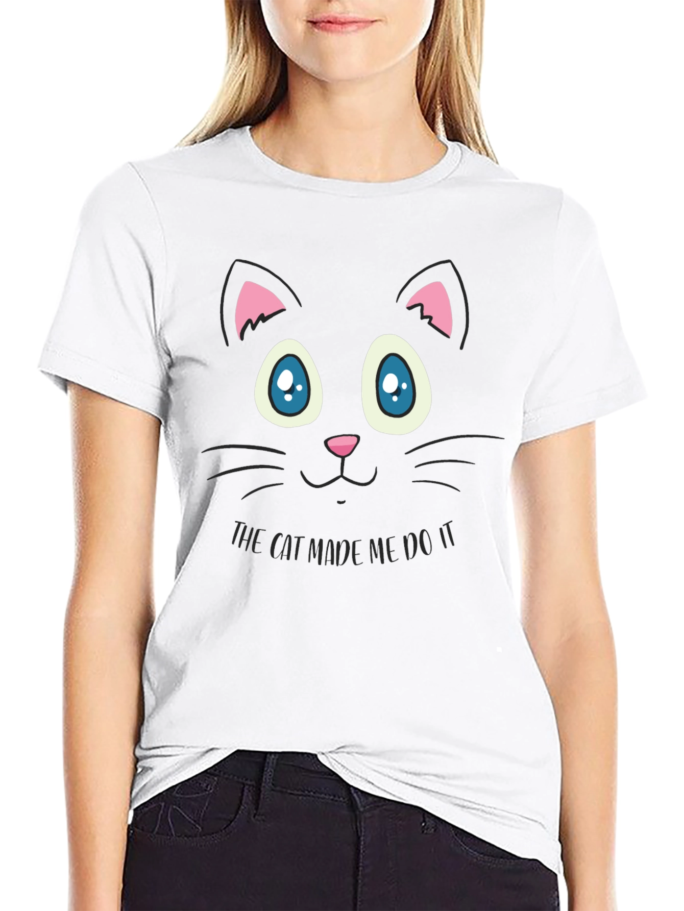 Cat Made Me Do It T-Shirt