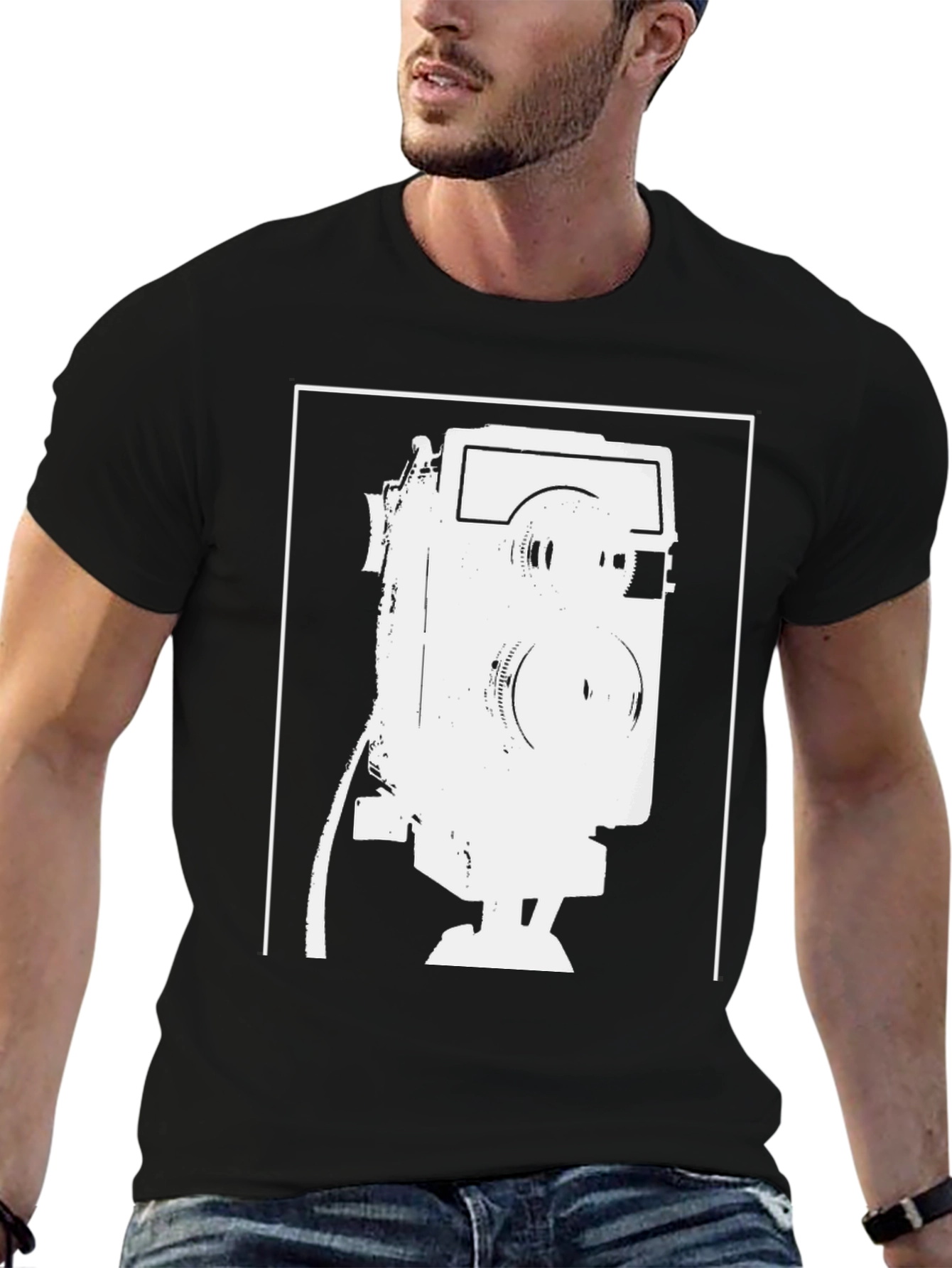 Retro Camera T-Shirt - Classic Photography Style