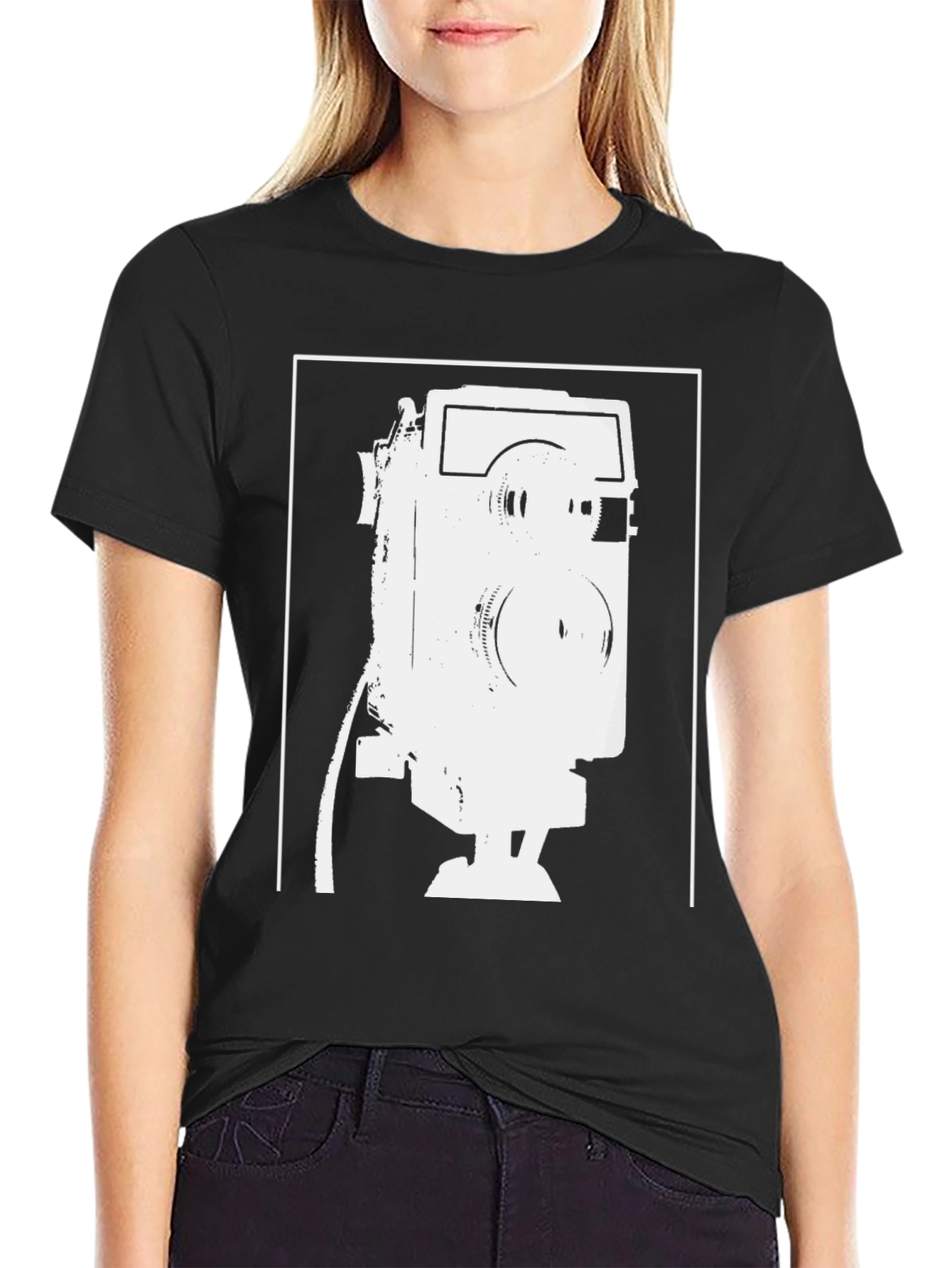 Retro Camera T-Shirt - Classic Photography Style