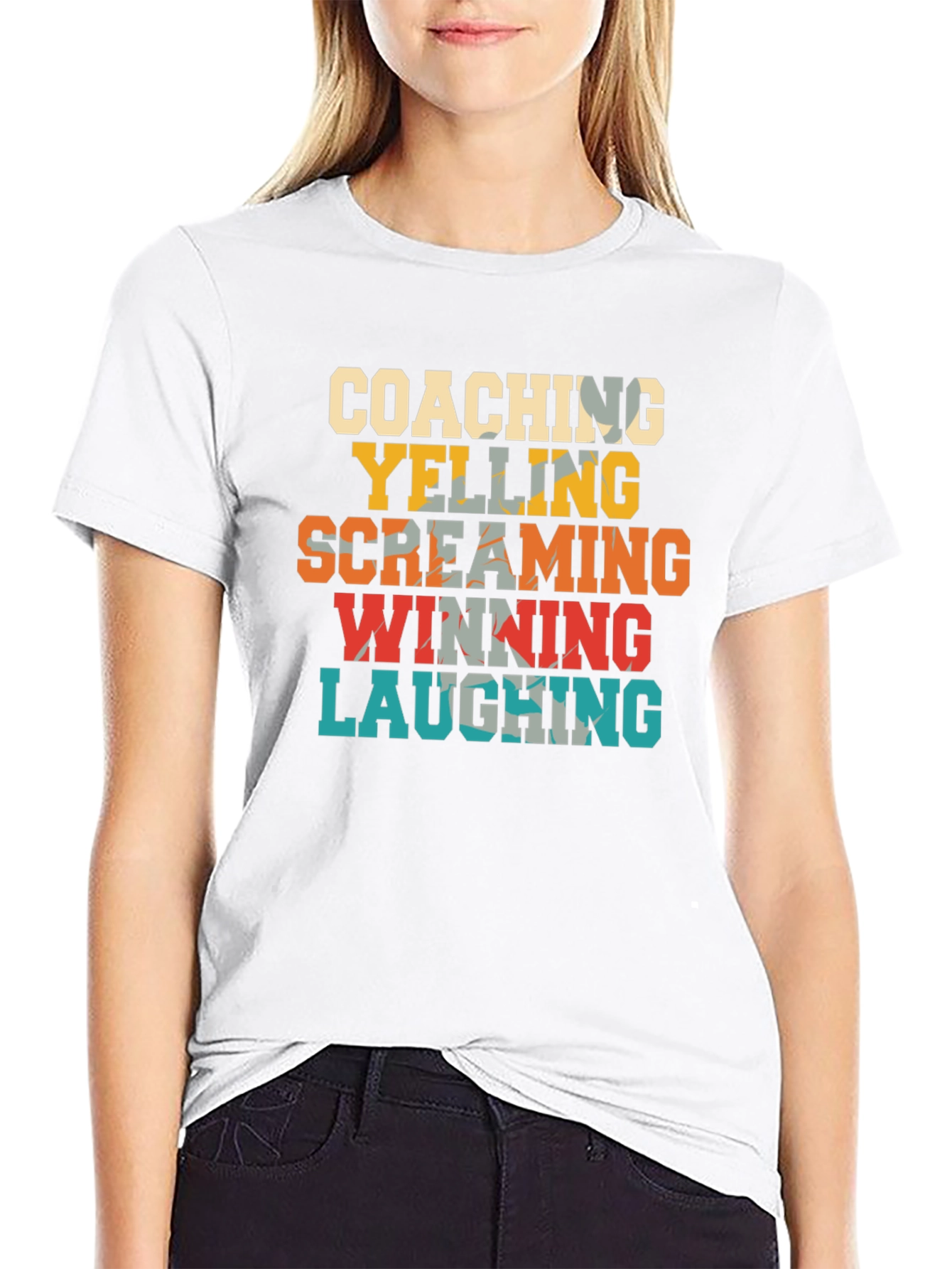 Coaching Yelling Screaming Winning Laughing T-Shirt