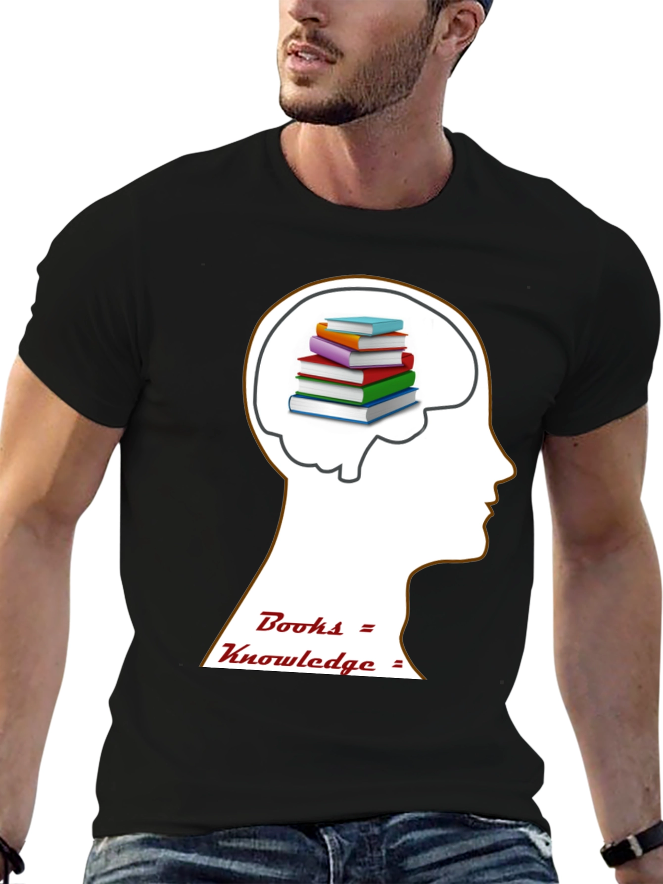 Books = Knowledge Graphic Tee