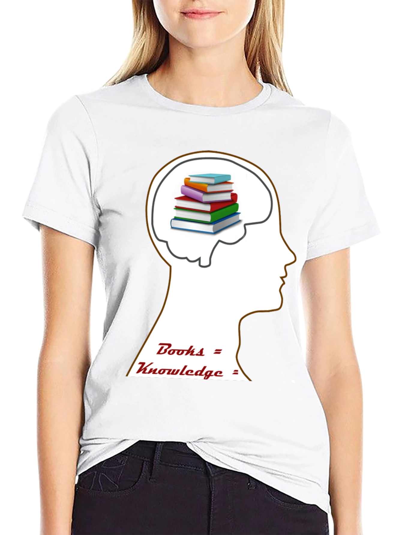 Books = Knowledge Graphic Tee