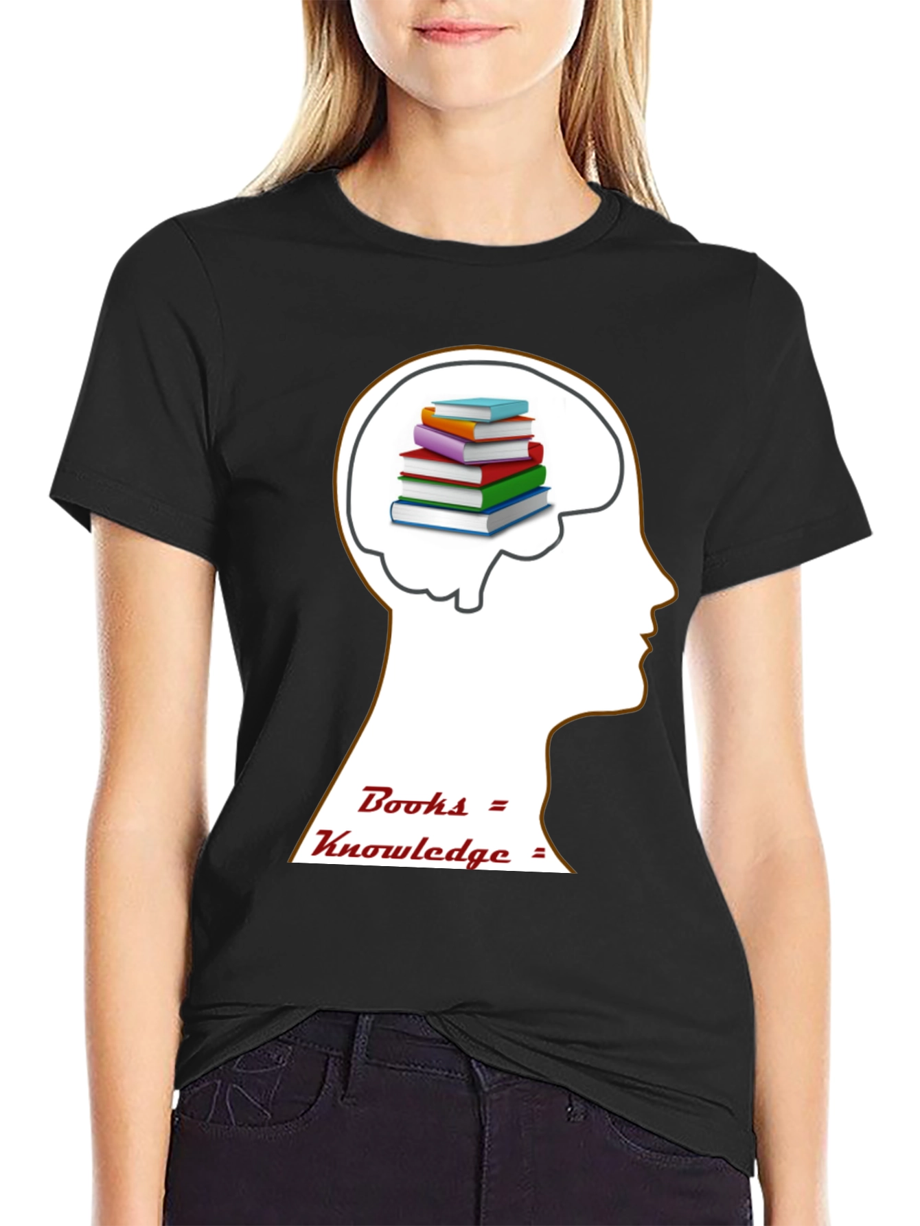 Books = Knowledge Graphic Tee