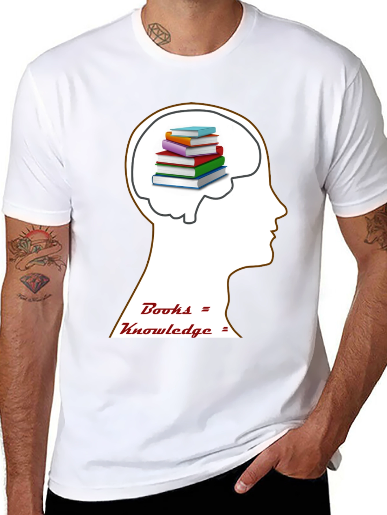 Books = Knowledge Graphic Tee