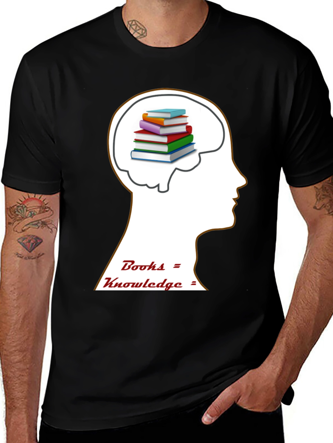 Books = Knowledge Graphic Tee