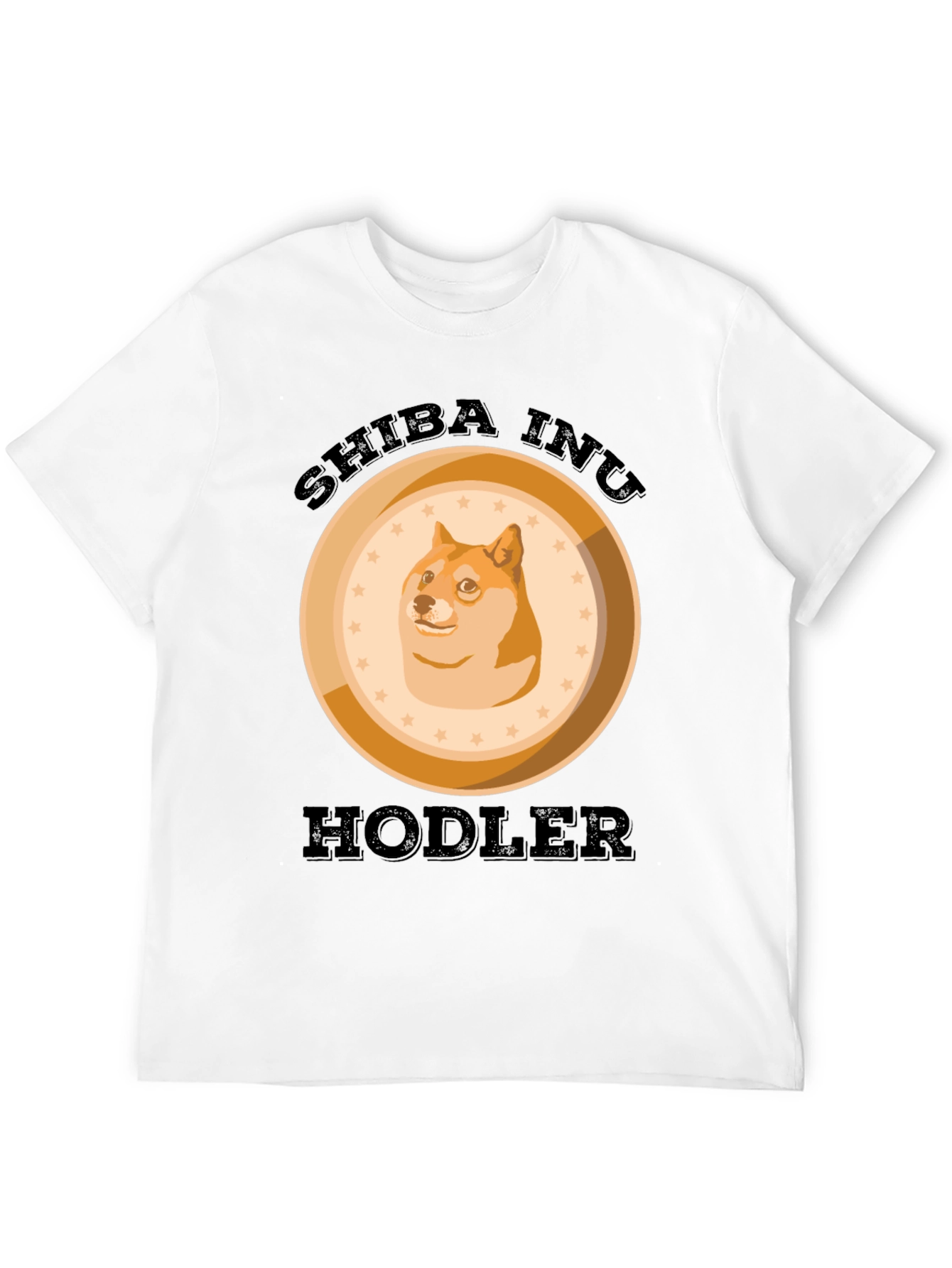 Shiba Inu HODLER Black T-Shirt