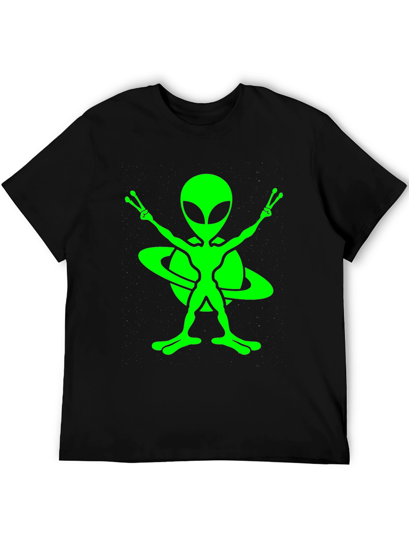Alien Graphic Tee - Peace Sign