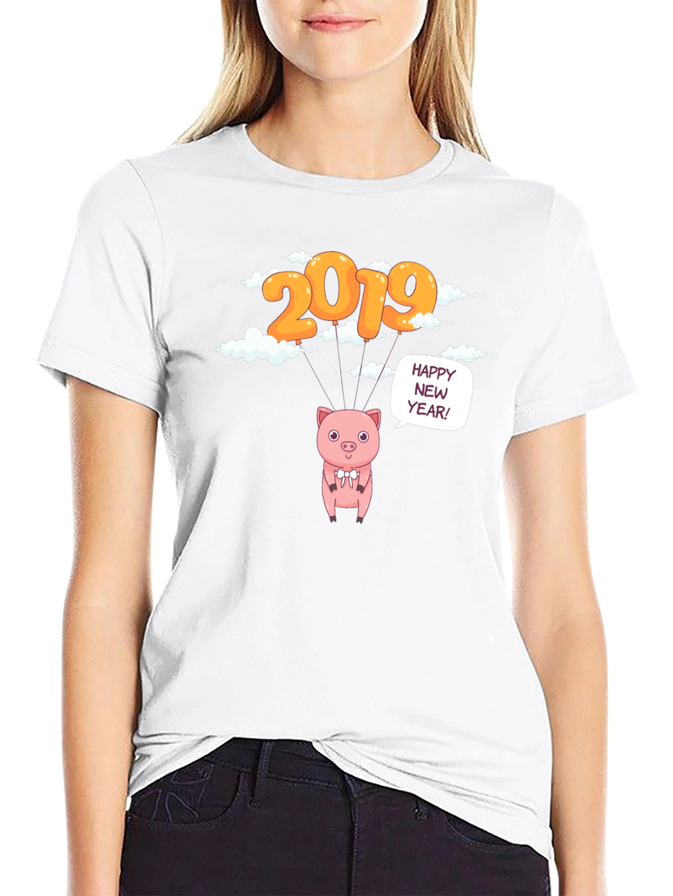 2019 Pig Happy New Year T-Shirt