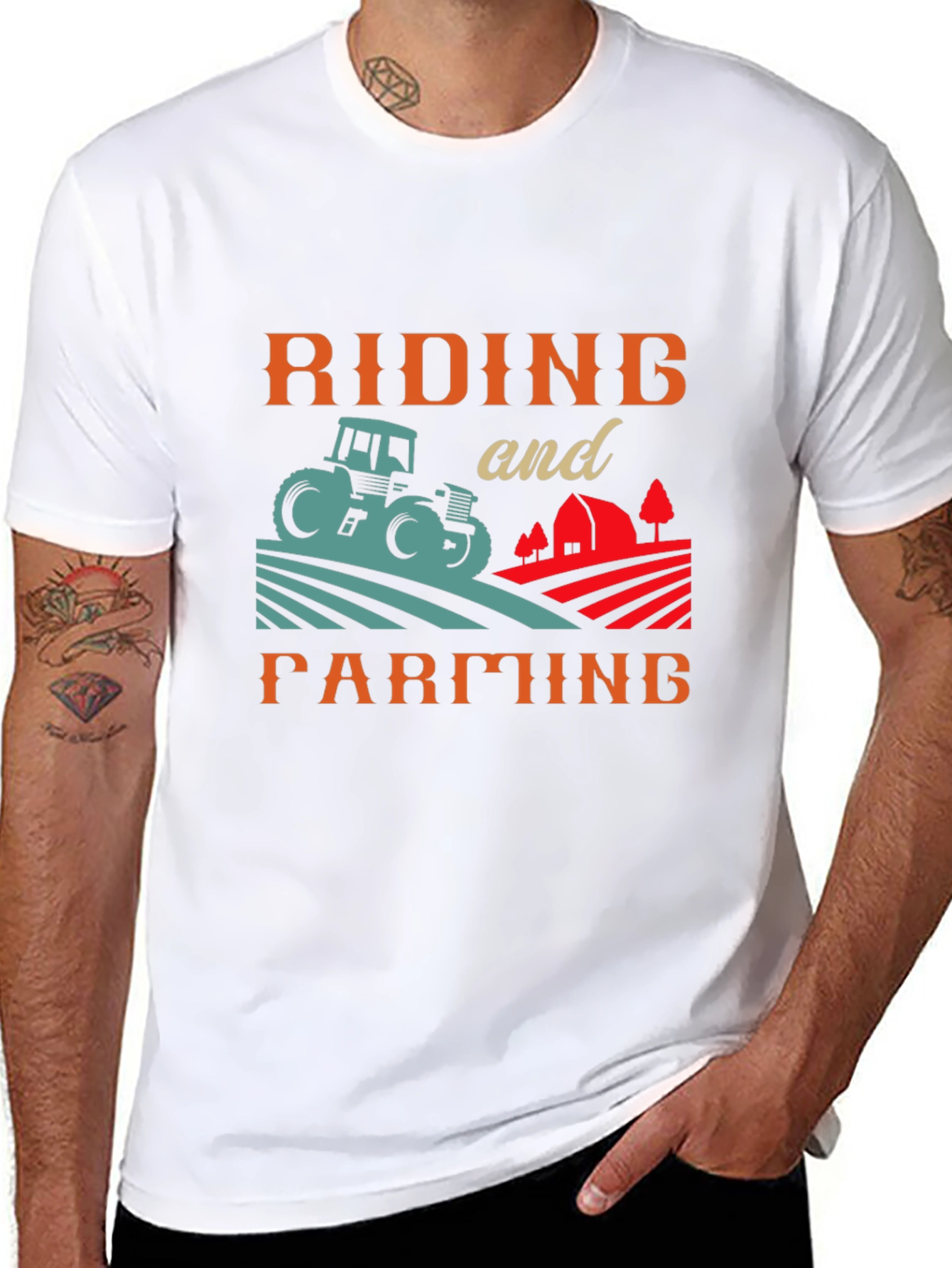Riding and Farming Graphic T-Shirt