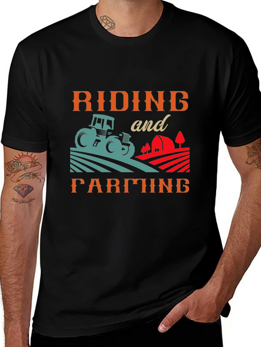 Riding and Farming Graphic T-Shirt