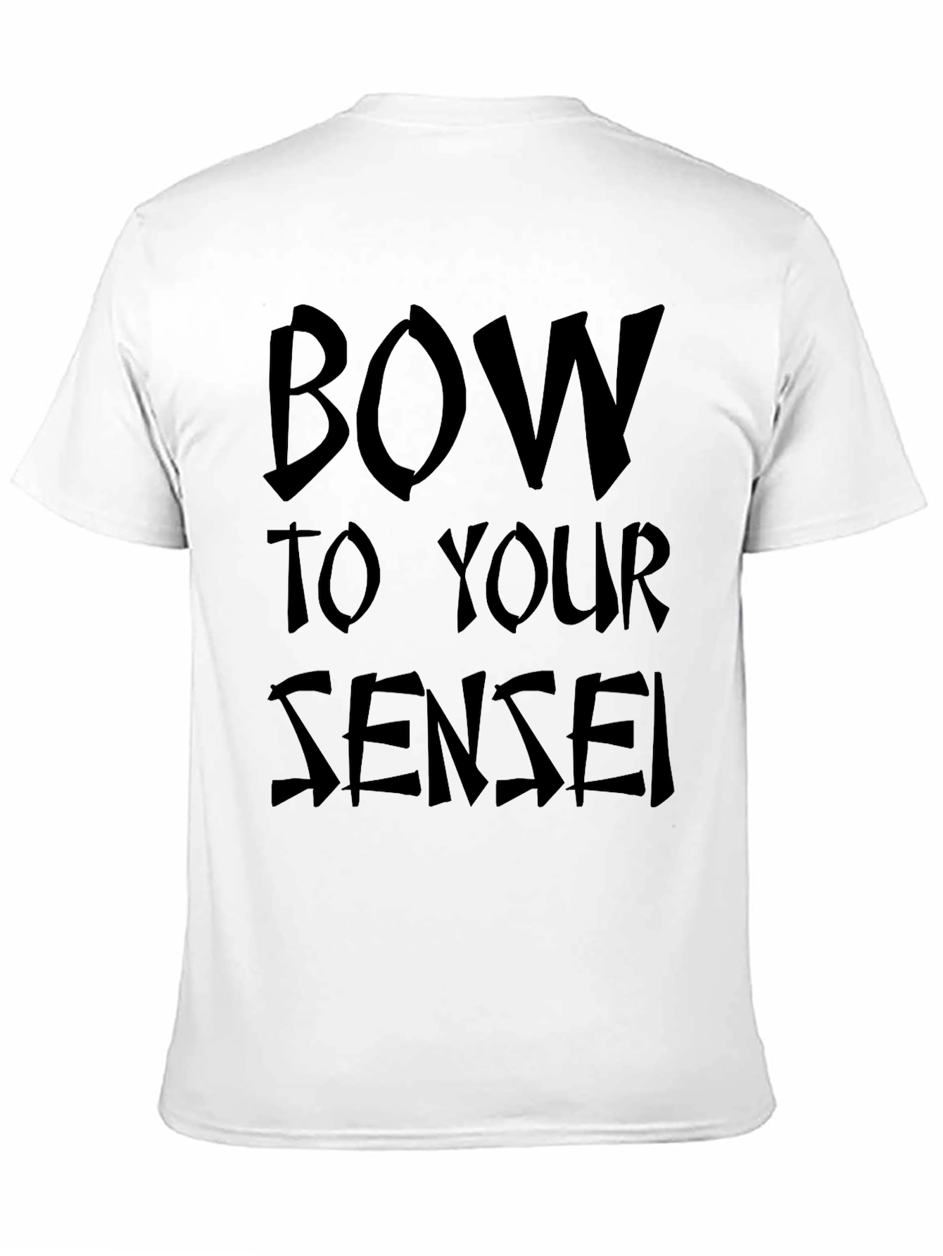 Bow to Your Sensei Graphic Tee - Black