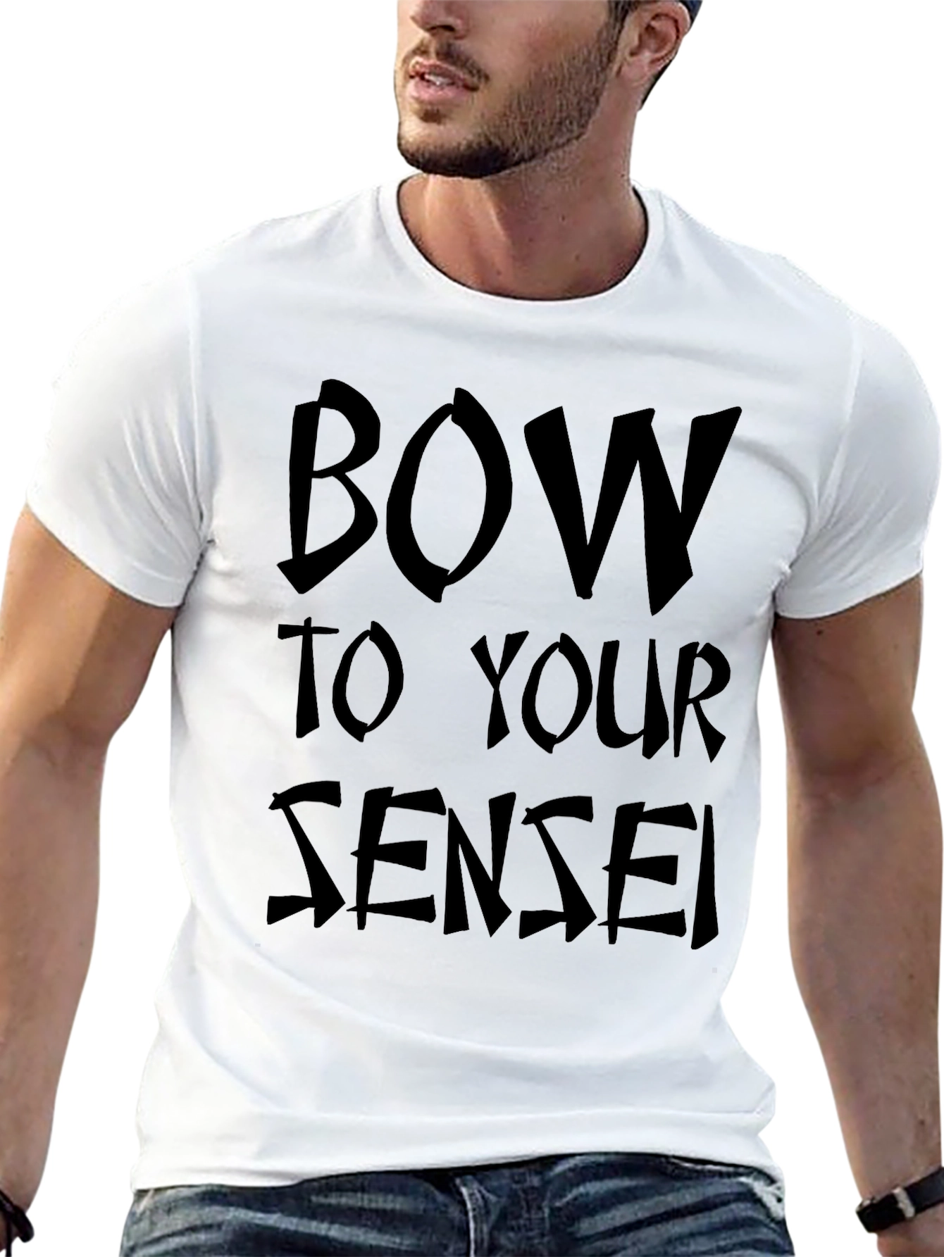 Bow to Your Sensei Graphic Tee - Black