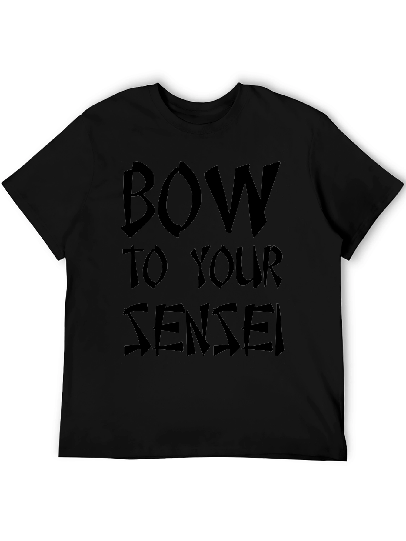 Bow to Your Sensei Graphic Tee - Black
