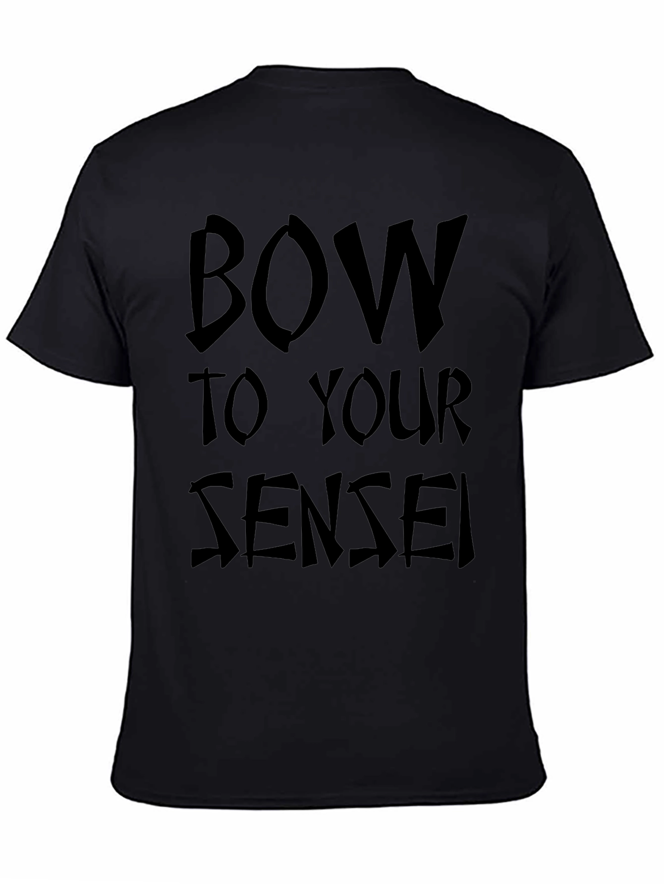 Bow to Your Sensei Graphic Tee - Black