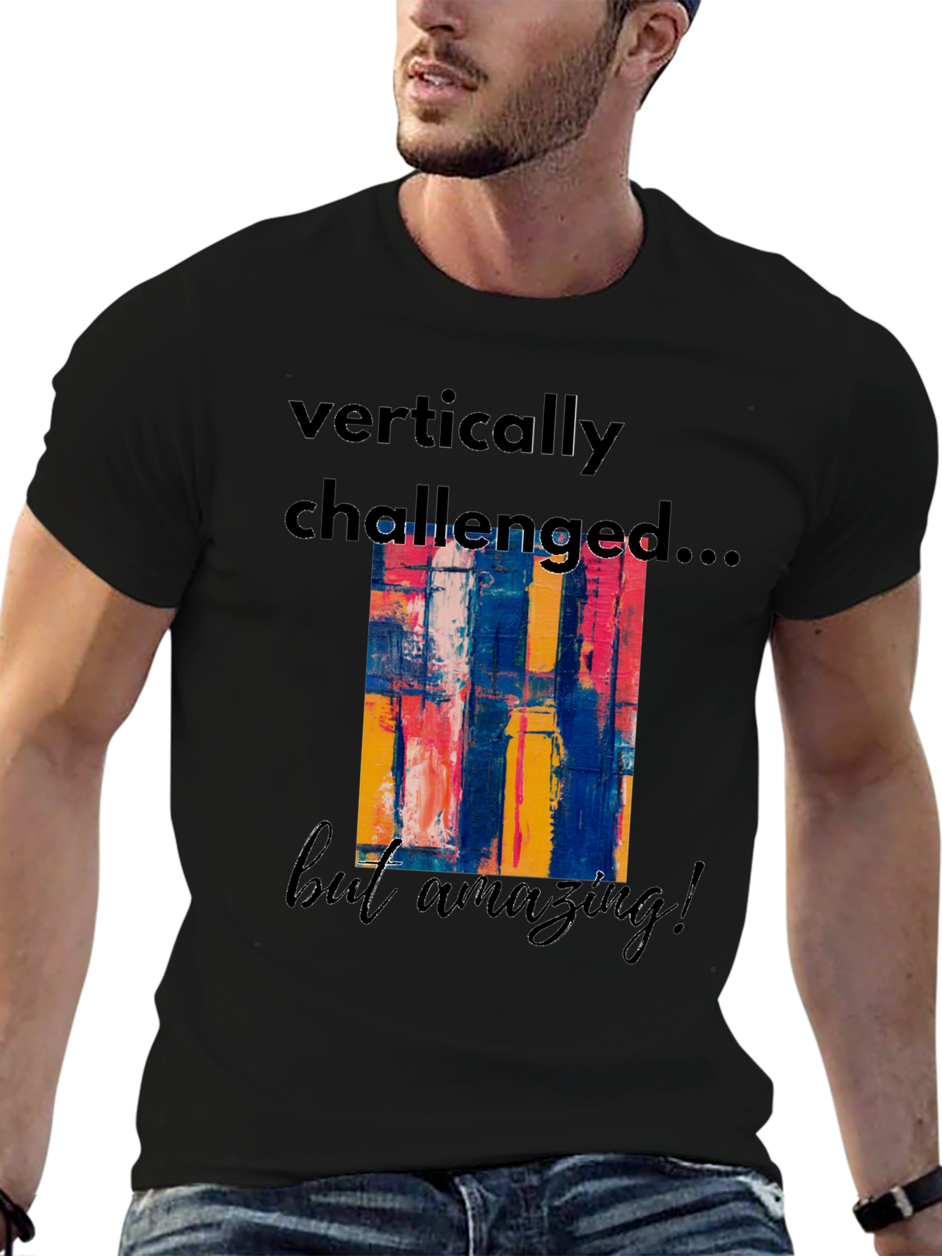 Vertically Challenged Graphic T-Shirt