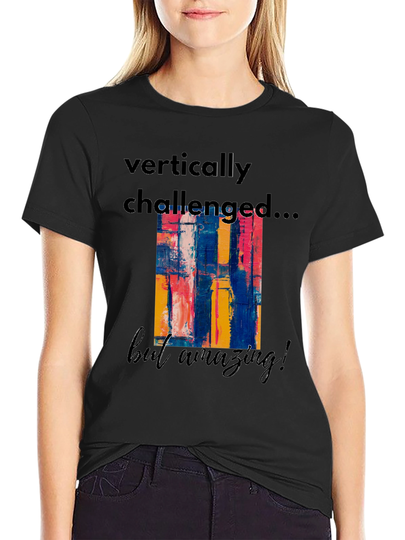 Vertically Challenged Graphic T-Shirt