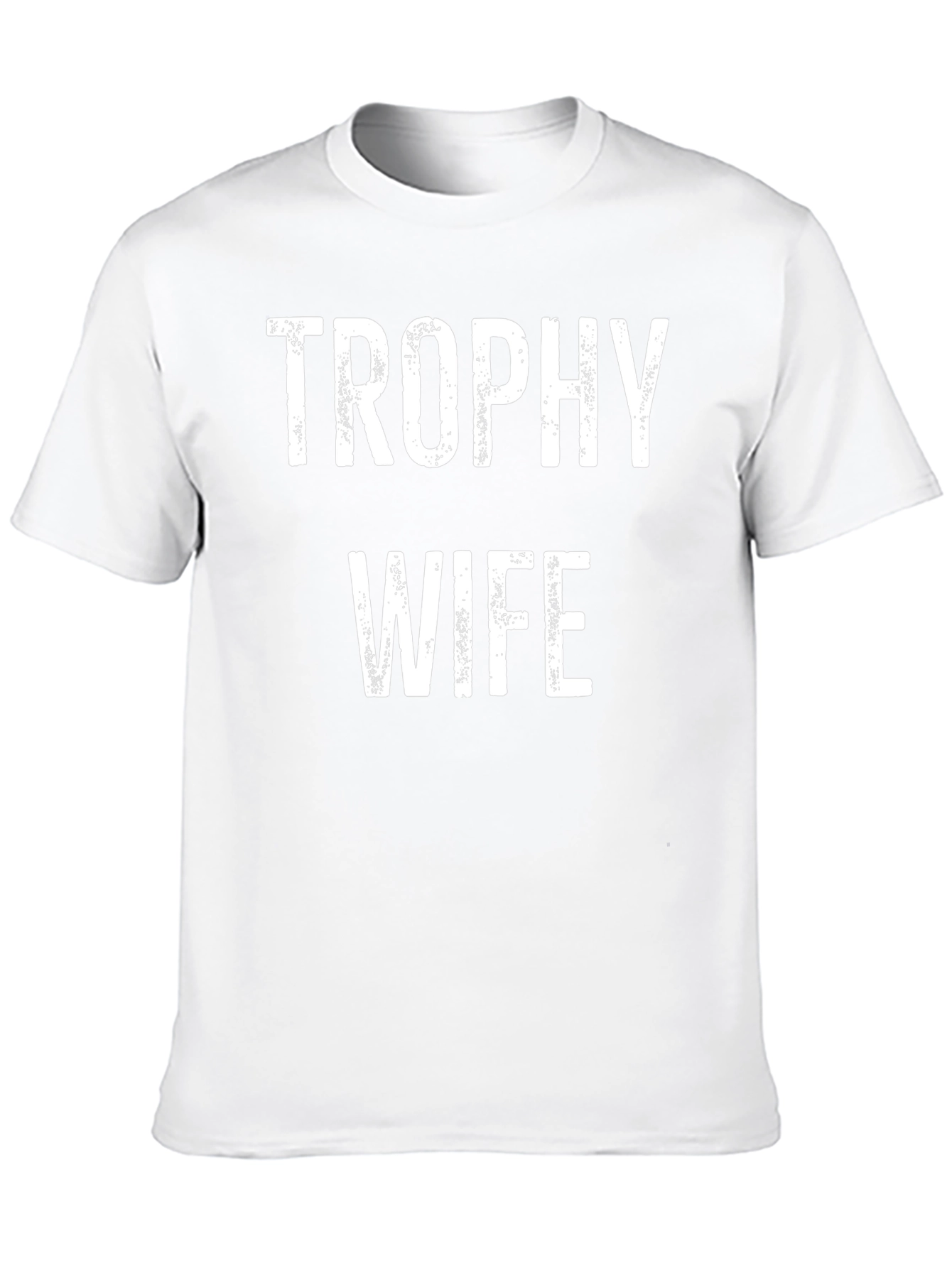 Trophy Wife Graphic Tee - Black Cotton