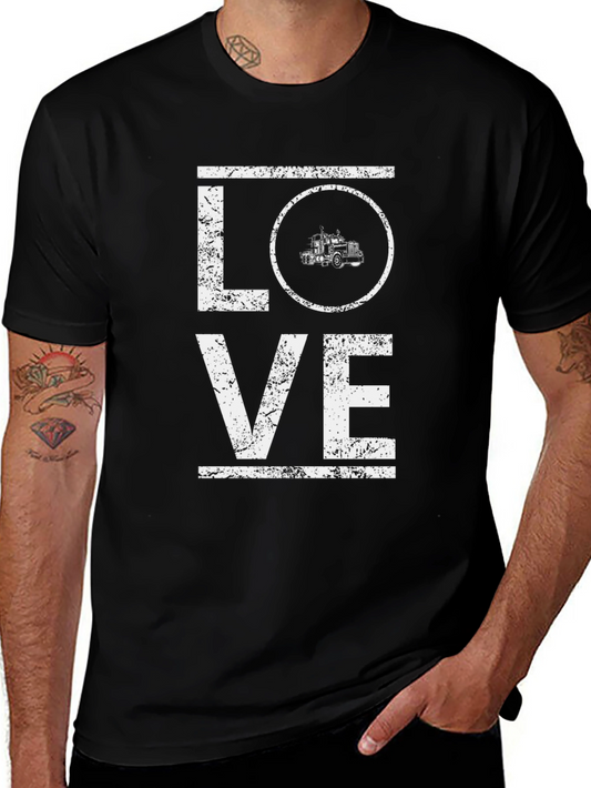 Trucker Love T-Shirt - Semi Truck Driver Tee