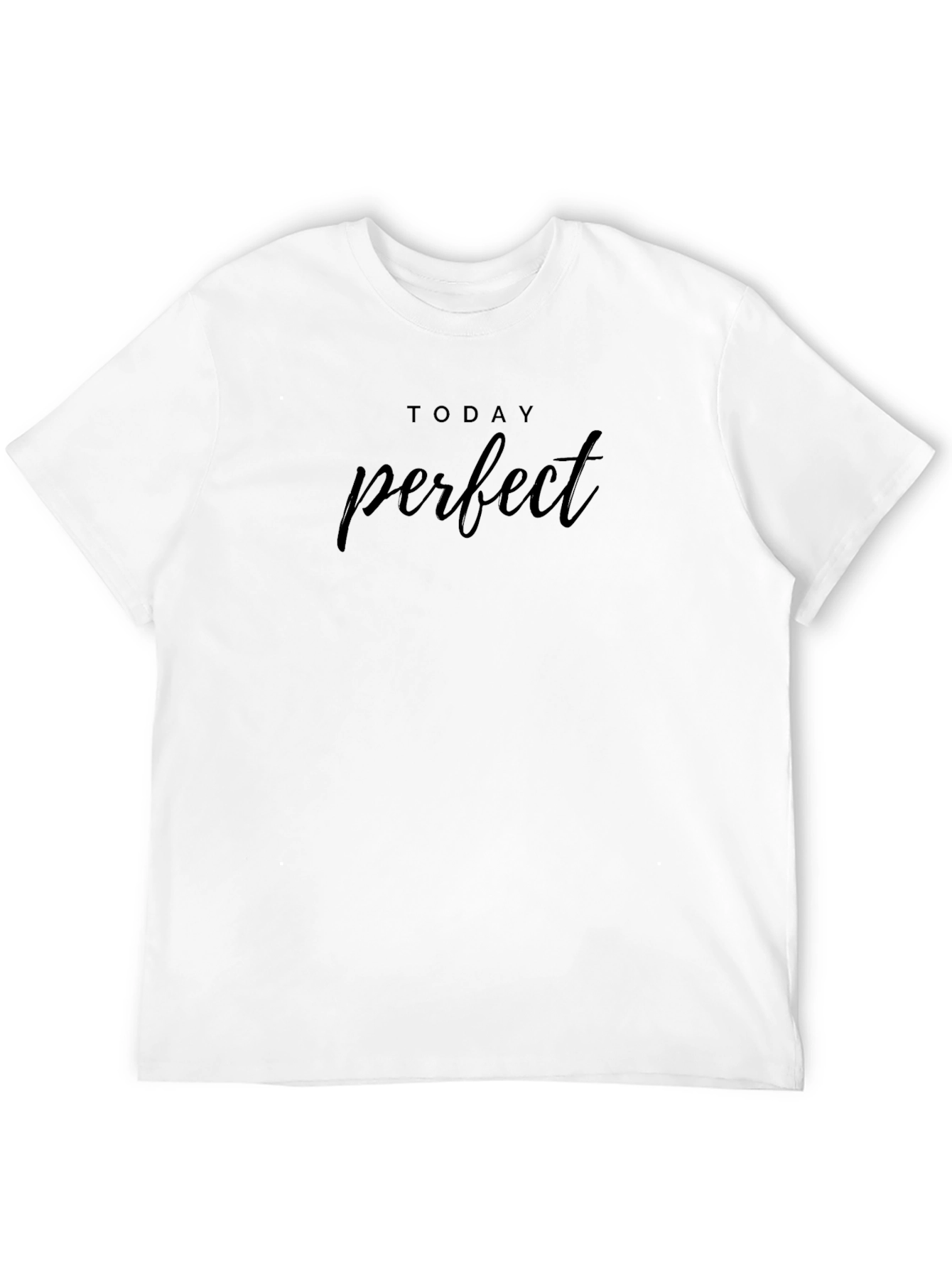 Today Perfect Mens Black T-Shirt