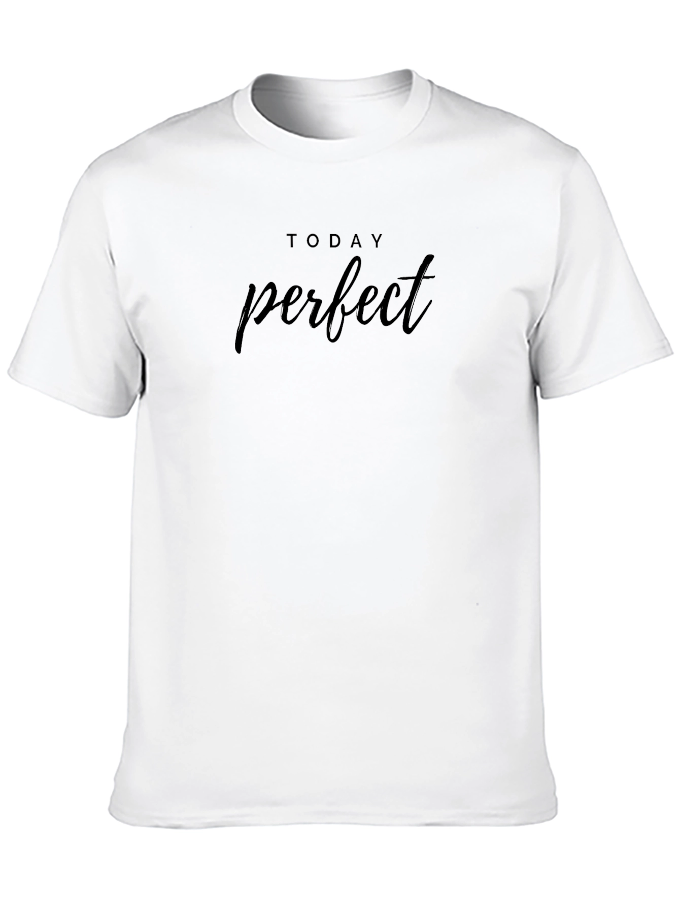 Today Perfect Mens Black T-Shirt