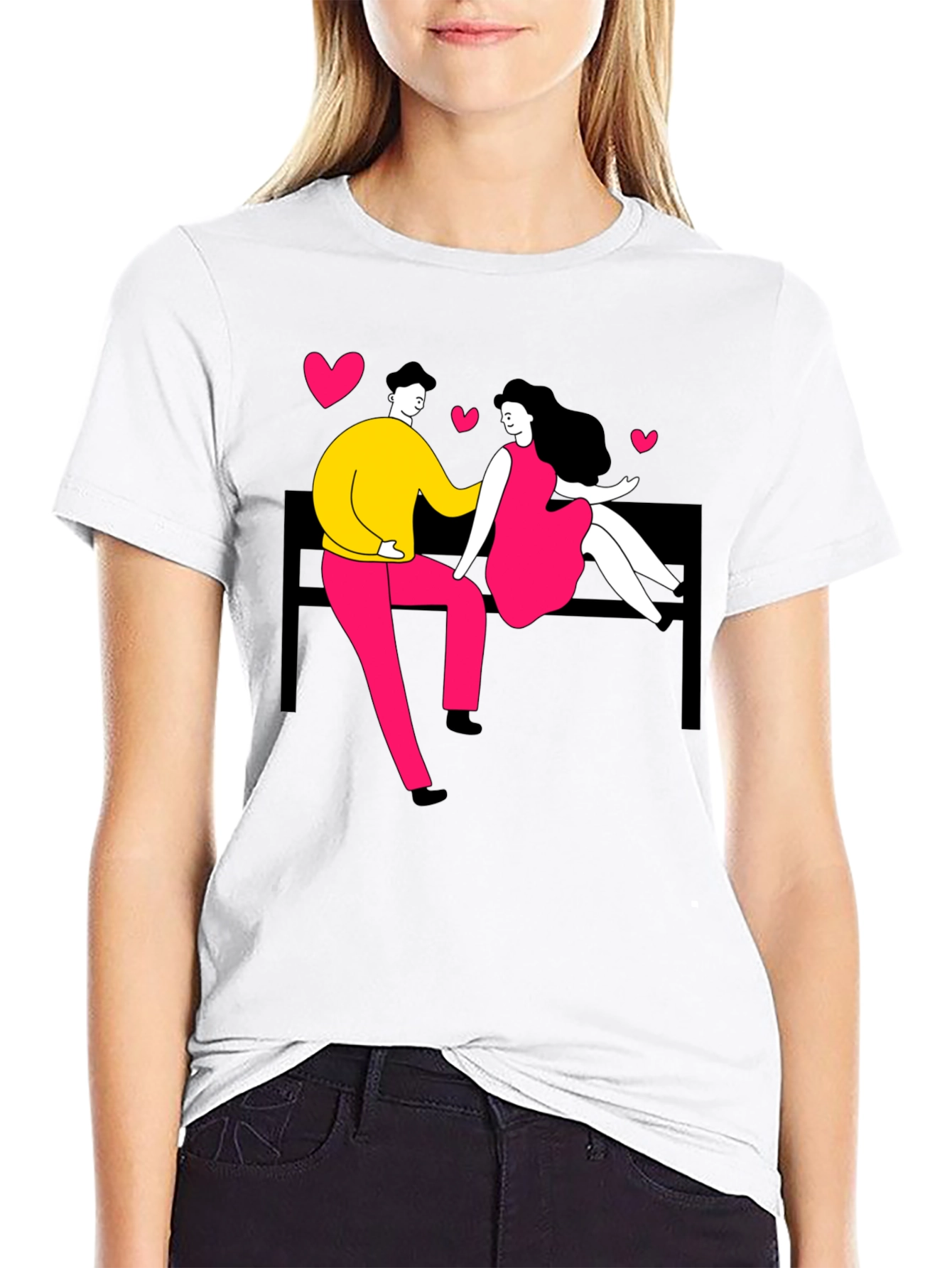 Couple in Love Graphic Tee