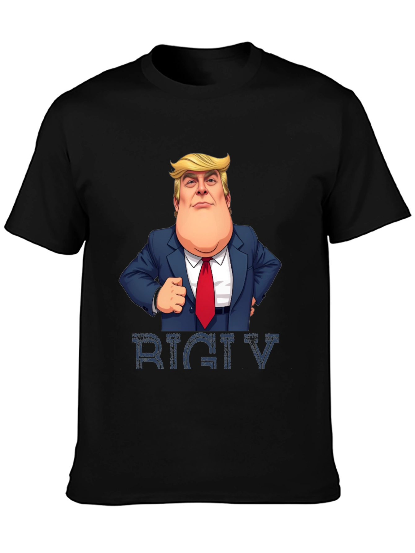 Trump Rigtv Mens Black T-Shirt