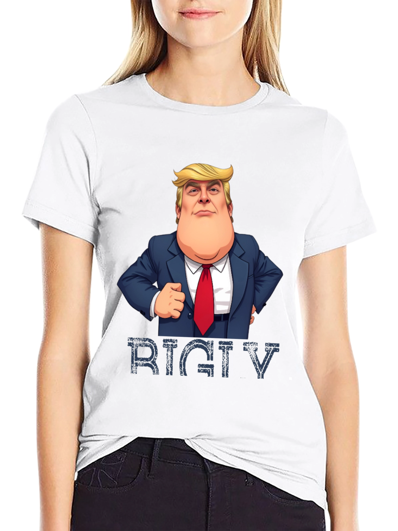 Trump Rigtv Mens Black T-Shirt