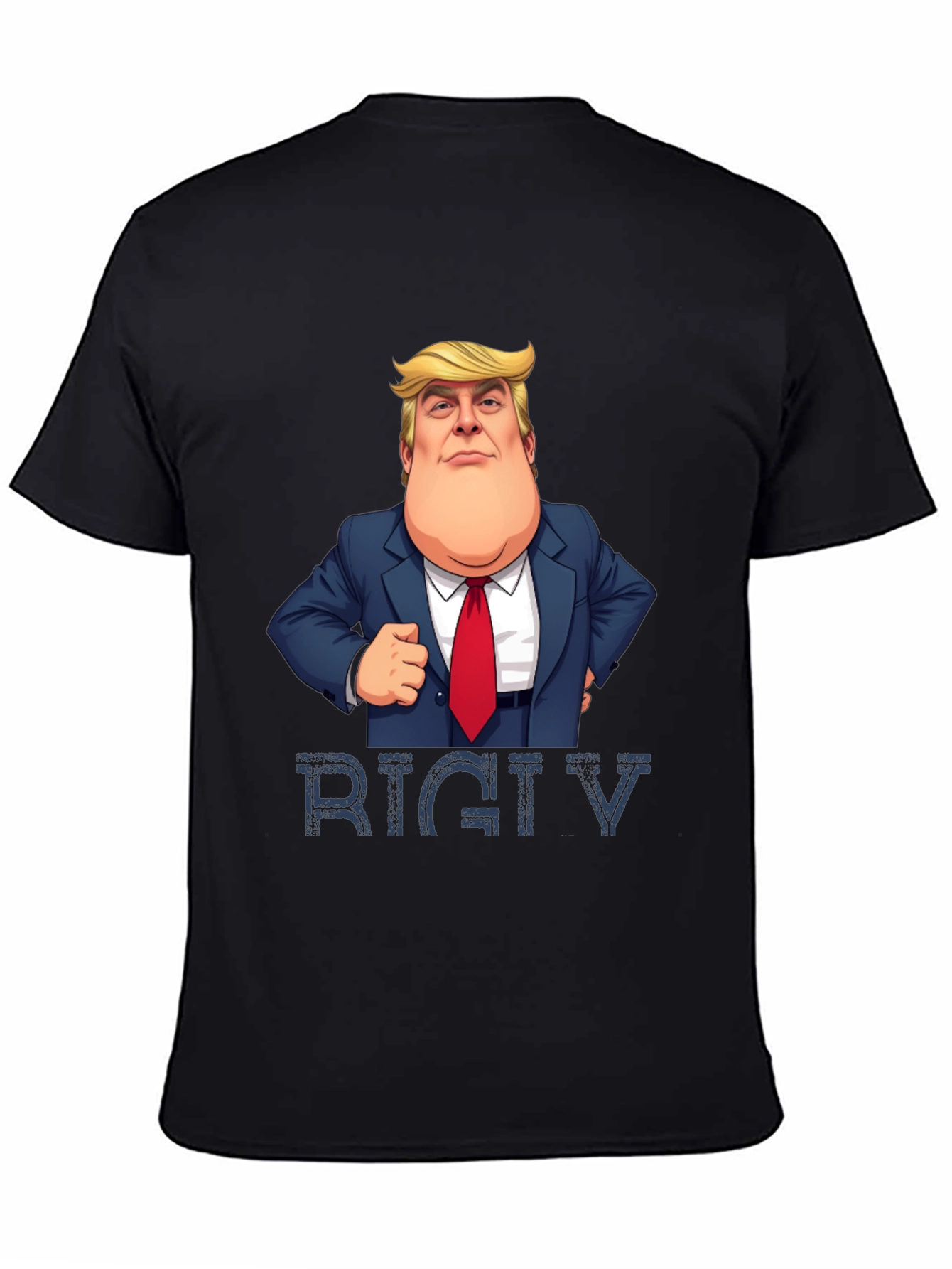 Trump Rigtv Mens Black T-Shirt