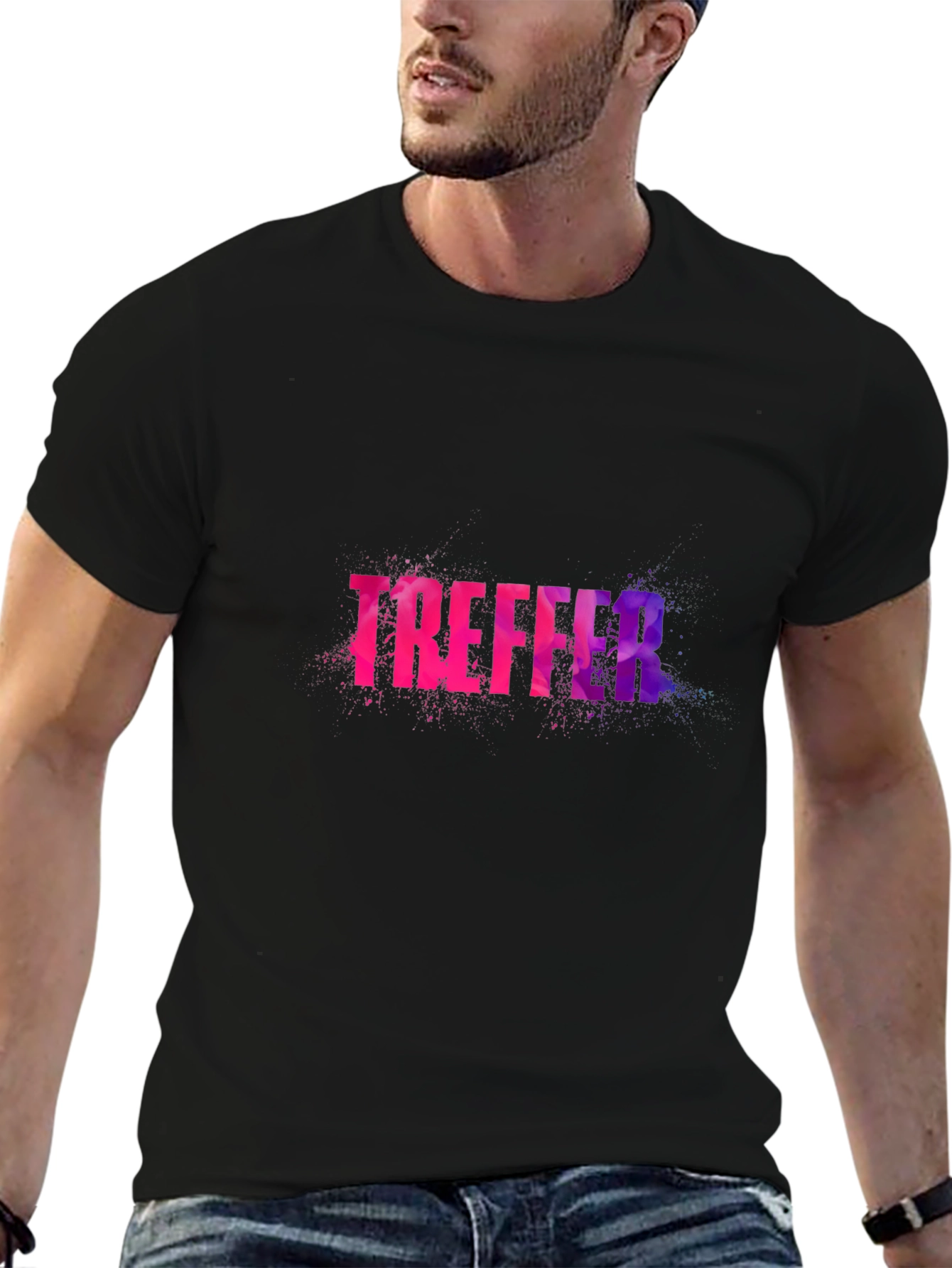 Treffer Graphic Tee - Cool Abstract Design