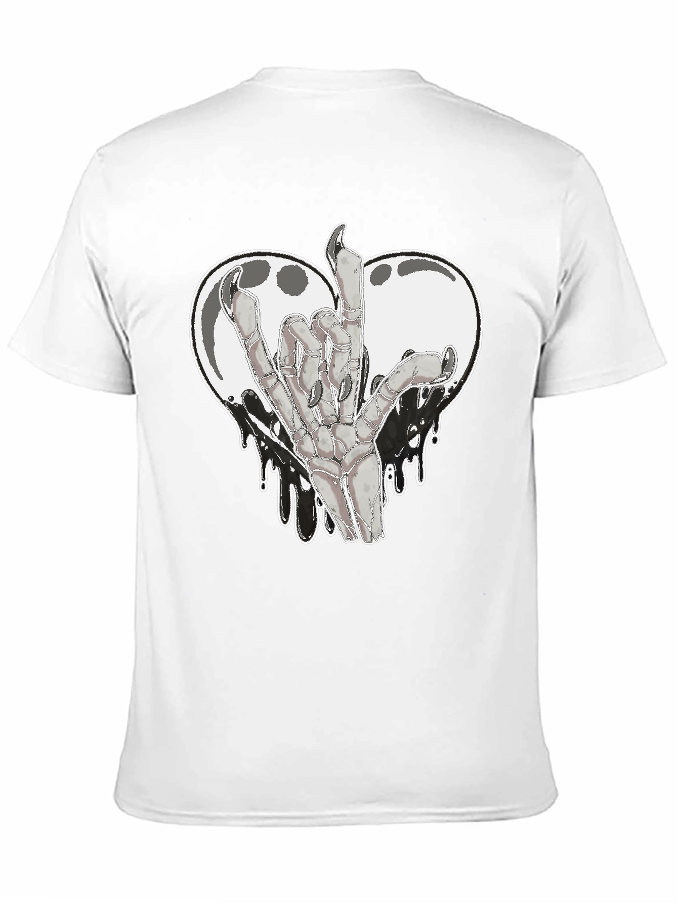 Rock On Skeleton Hand Graphic Tee