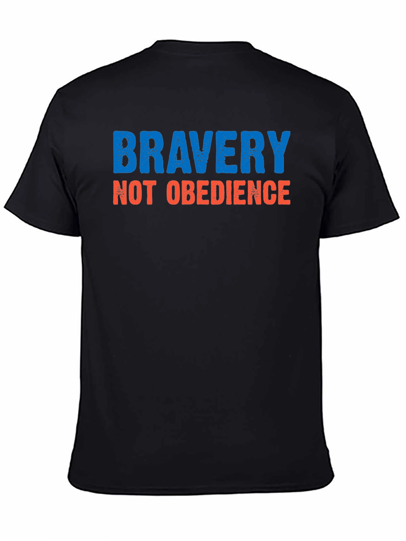 Bravery Not Obedience Graphic Tee - Black