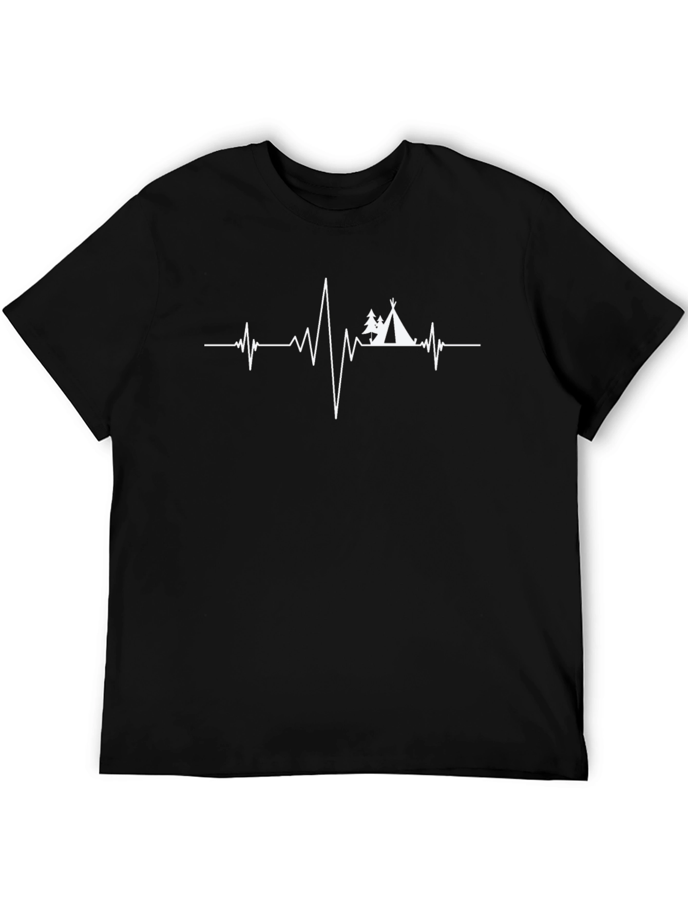 Camping Heartbeat Tee - Adventure Awaits