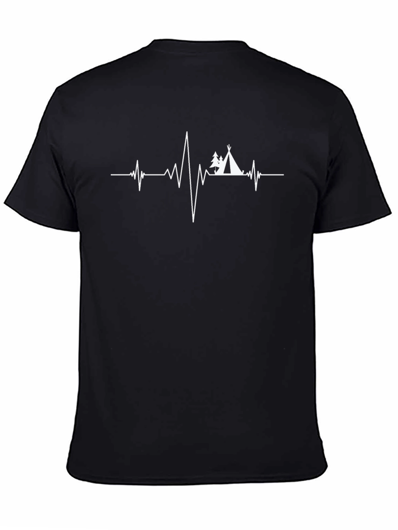 Camping Heartbeat Tee - Adventure Awaits