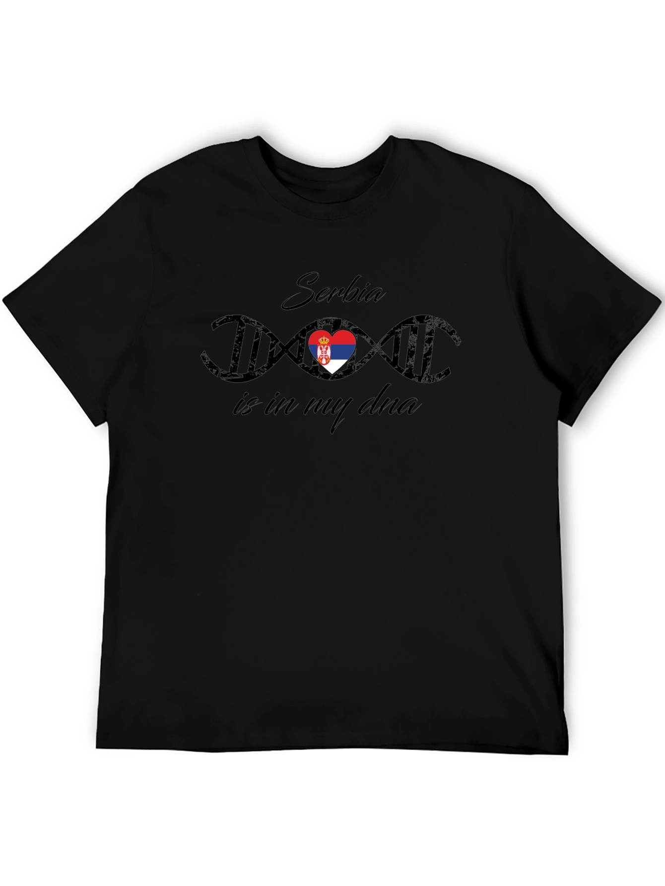 Serbia DNA T-Shirt - Patriotic Serbian Pride Tee