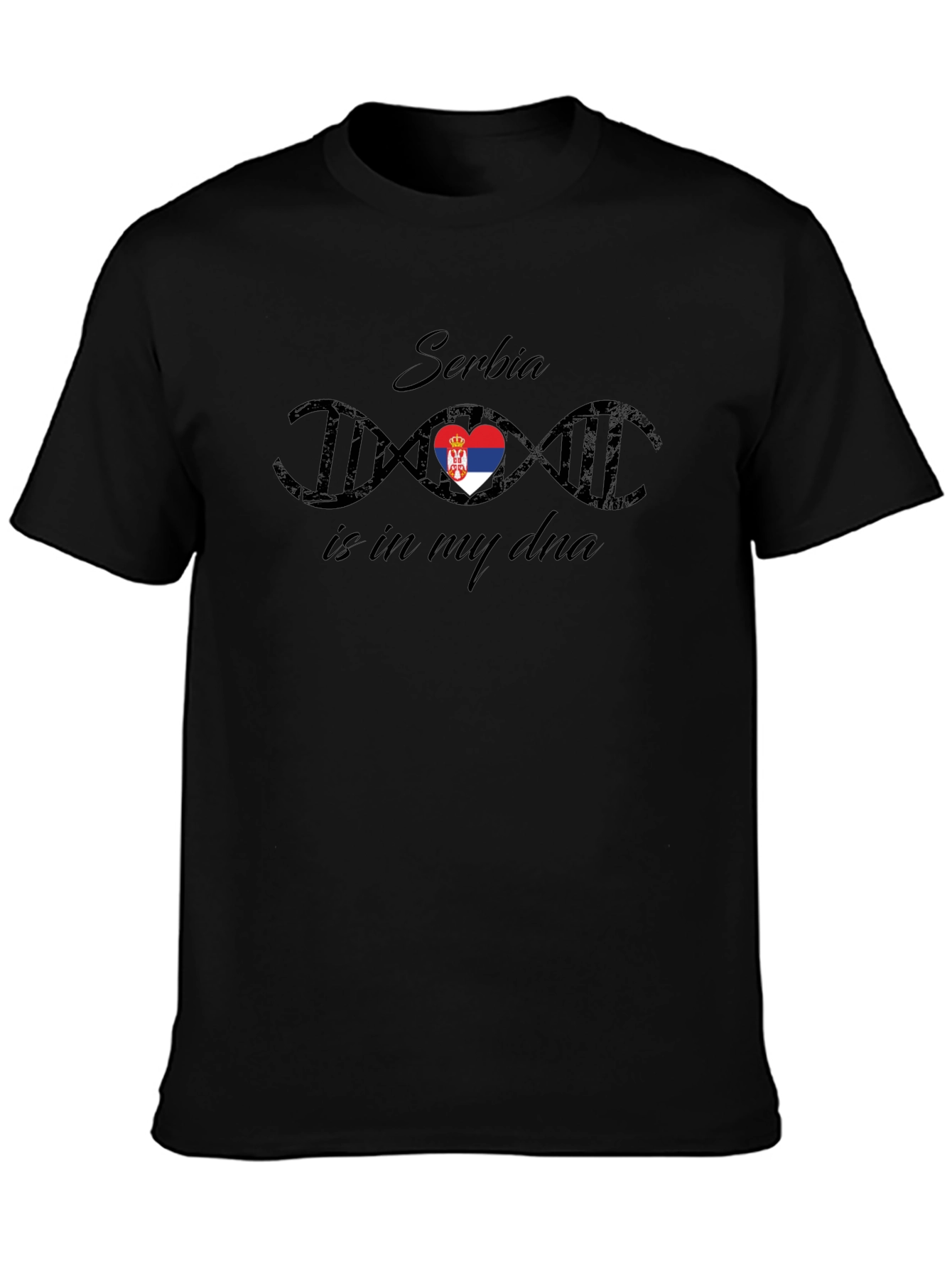Serbia DNA T-Shirt - Patriotic Serbian Pride Tee