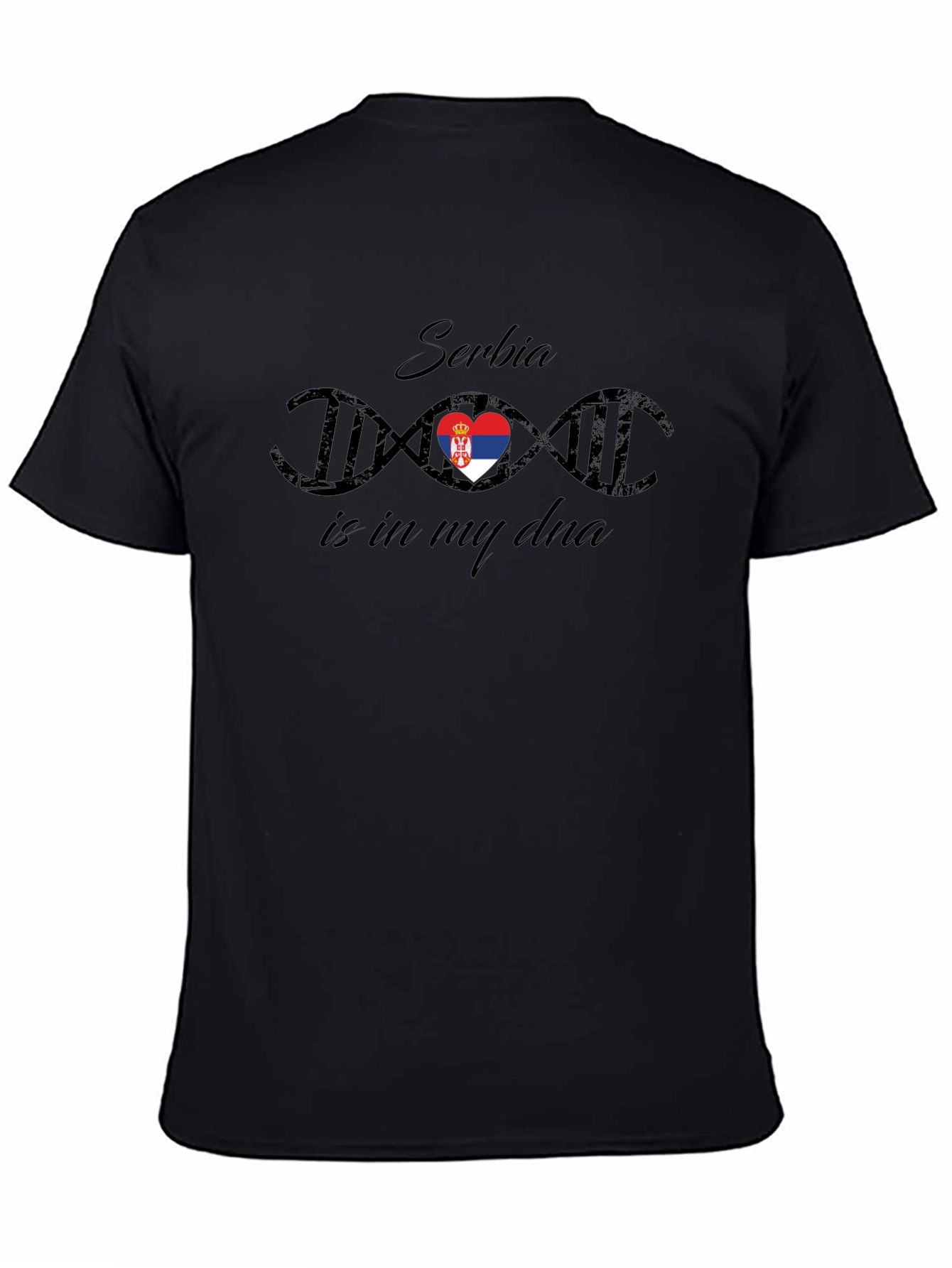 Serbia DNA T-Shirt - Patriotic Serbian Pride Tee