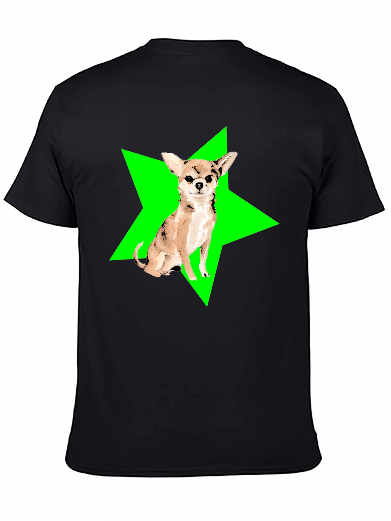 Chihuahua Star Graphic Tee - Cool Dog Lover Shirt